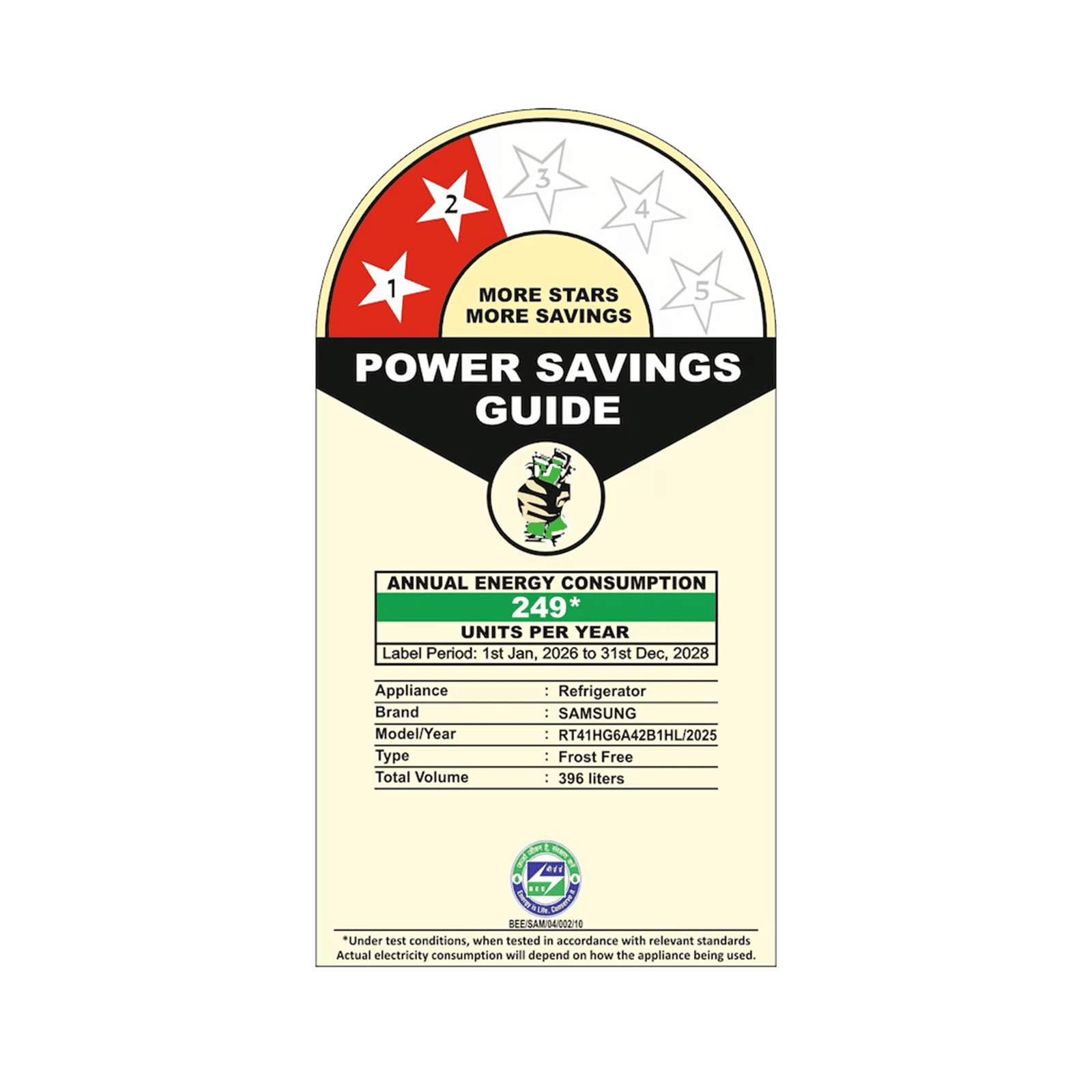 Samsung RT41 396 Litres 2 Star Frost Free Double Door Smart Wifi Enabled Convertible Refrigerator with SmartThings AI Energy Mode (RT41HG6A42B1HL, Black DOI) Samsung RT41 396 Litres 2 Star Frost Free Double Door Smart Wifi Enabled Convertible Refrigerator with SmartThings AI Energy Mode (RT41HG6A42B1HL, Black DOI)_2