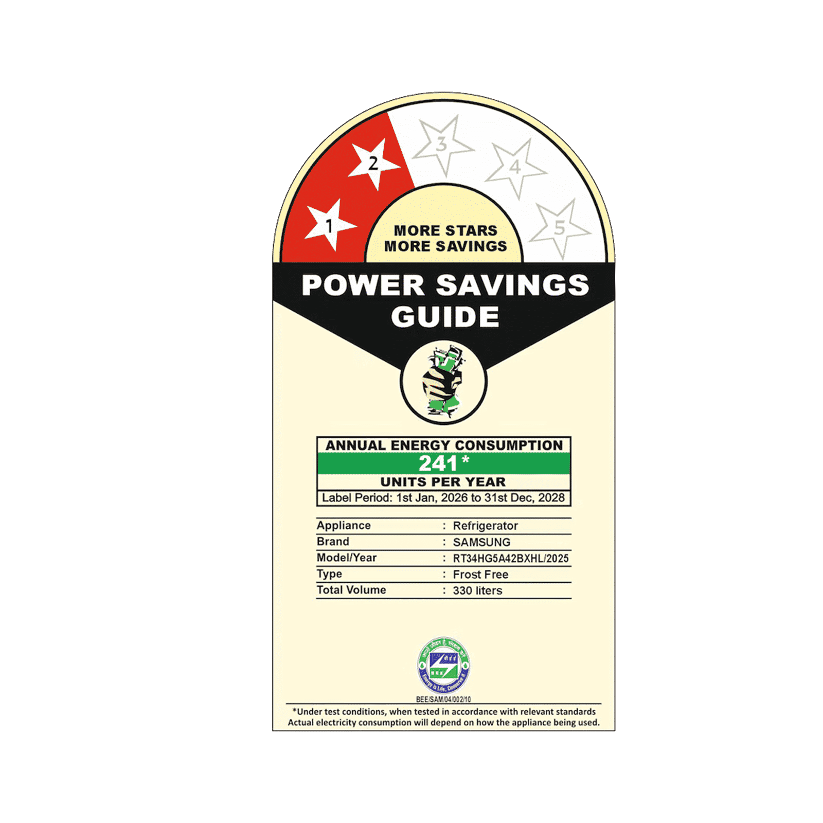 Samsung RT34 330 Litres 2 Star Frost Free Double Door Smart Wifi Enabled Convertible Refrigerator with Twin Cooling Plus Technology (RT34HG5A42BXHL, Luxe Black) Samsung RT34 330 Litres 2 Star Frost Free Double Door Smart Wifi Enabled Convertible Refrigerator with Twin Cooling Plus Technology (RT34HG5A42BXHL, Luxe Black)_2