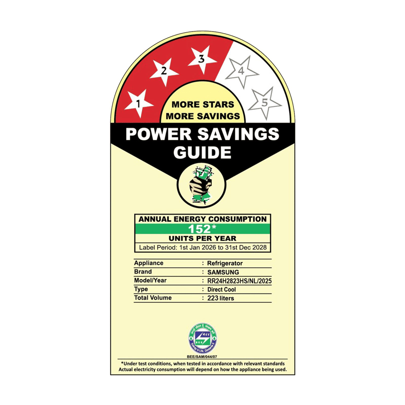 Samsung RR24 223 Litres 3 Star Direct Cool Single Door Refrigerator with Inverter Technology (RR24H2823HS/NL, Hydrangea Blue)_2