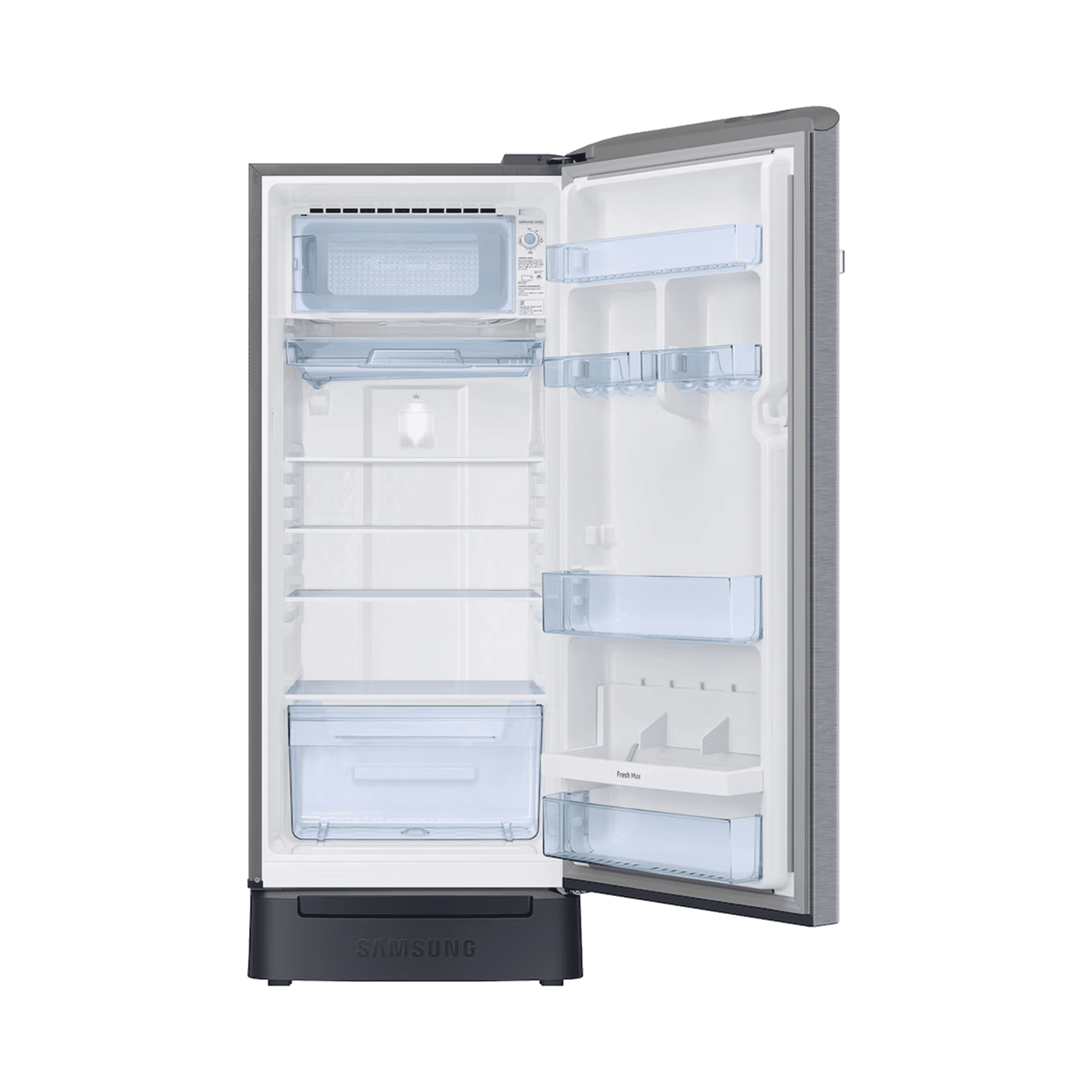 Samsung RR23 215 Litres 4 Star Direct Cool Single Door Refrigerator with Anti Bacterial Gasket (RR23H2H34S8/HL, Elegant Inox) Samsung RR23 215 Litres 4 Star Direct Cool Single Door Refrigerator with Anti Bacterial Gasket (RR23H2H34S8/HL, Elegant Inox)_5