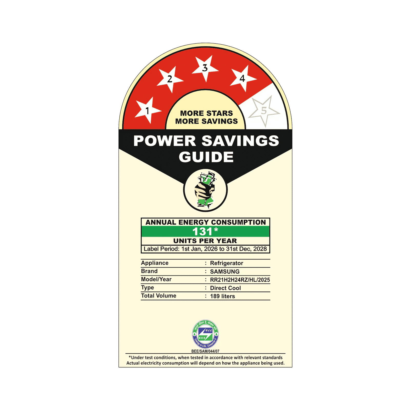 Samsung RR21 189 Litres 4 Star Direct Cool Single Door Refrigerator with Anti Bacterial Gasket (RR21H2H24RZ/HL, Midnight Blossom Red) Samsung RR21 189 Litres 4 Star Direct Cool Single Door Refrigerator with Anti Bacterial Gasket (RR21H2H24RZ/HL, Midnight Blossom Red)_2