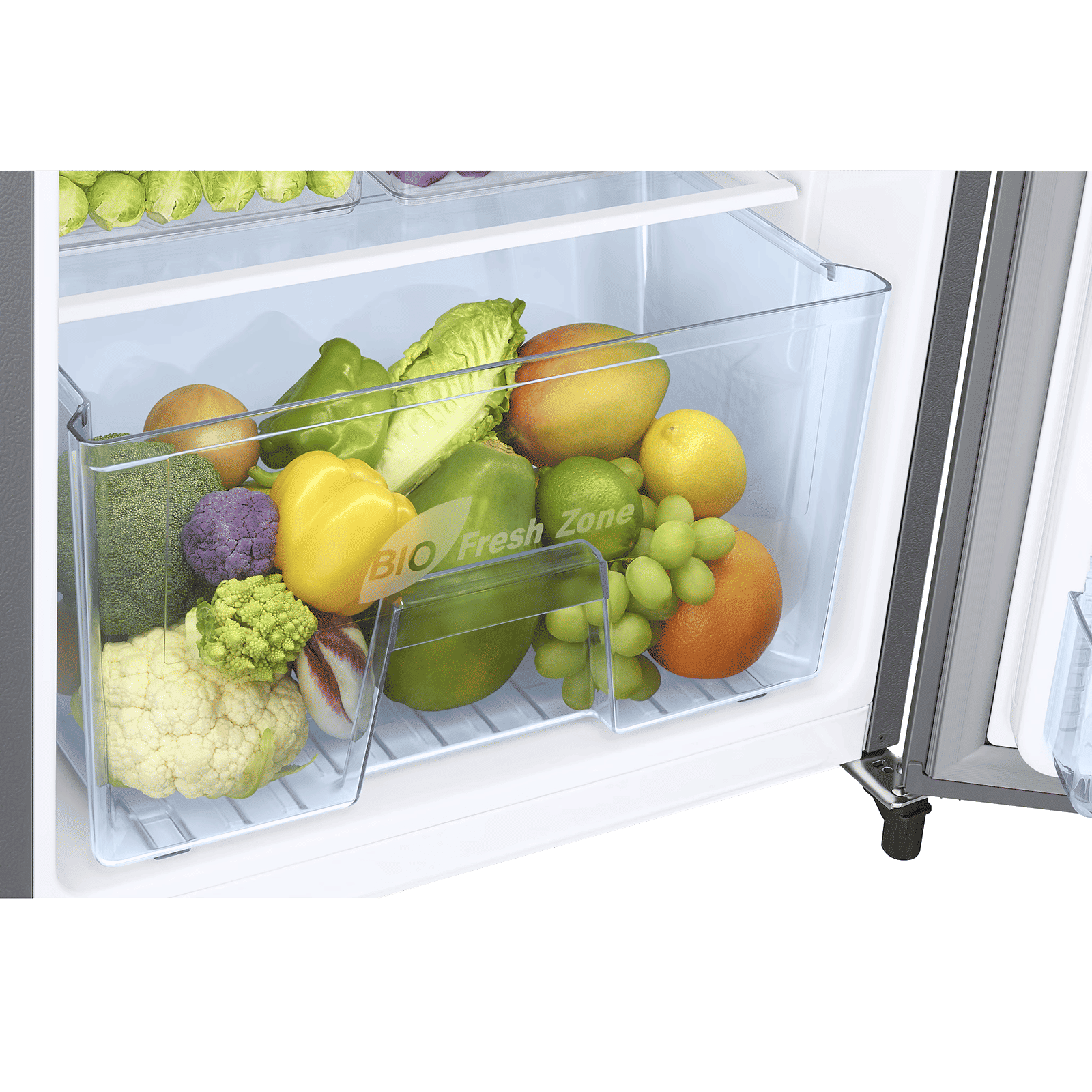 Samsung RR20 183 Litres 3 Star Direct Cool Single Door Refrigerator with Anti Bacterial Gasket (RR20H2723S8/NL, Elegant Inox) Samsung RR20 183 Litres 3 Star Direct Cool Single Door Refrigerator with Anti Bacterial Gasket (RR20H2723S8/NL, Elegant Inox)_8