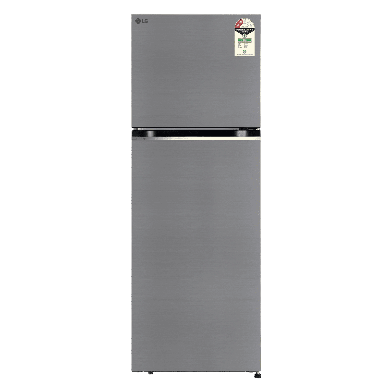 LG 322 Litres 2 Star Frost Free Double Door Convertible Refrigerator with Multi Air Flow (GLT3226SNPZ, Shiny Steel)_1