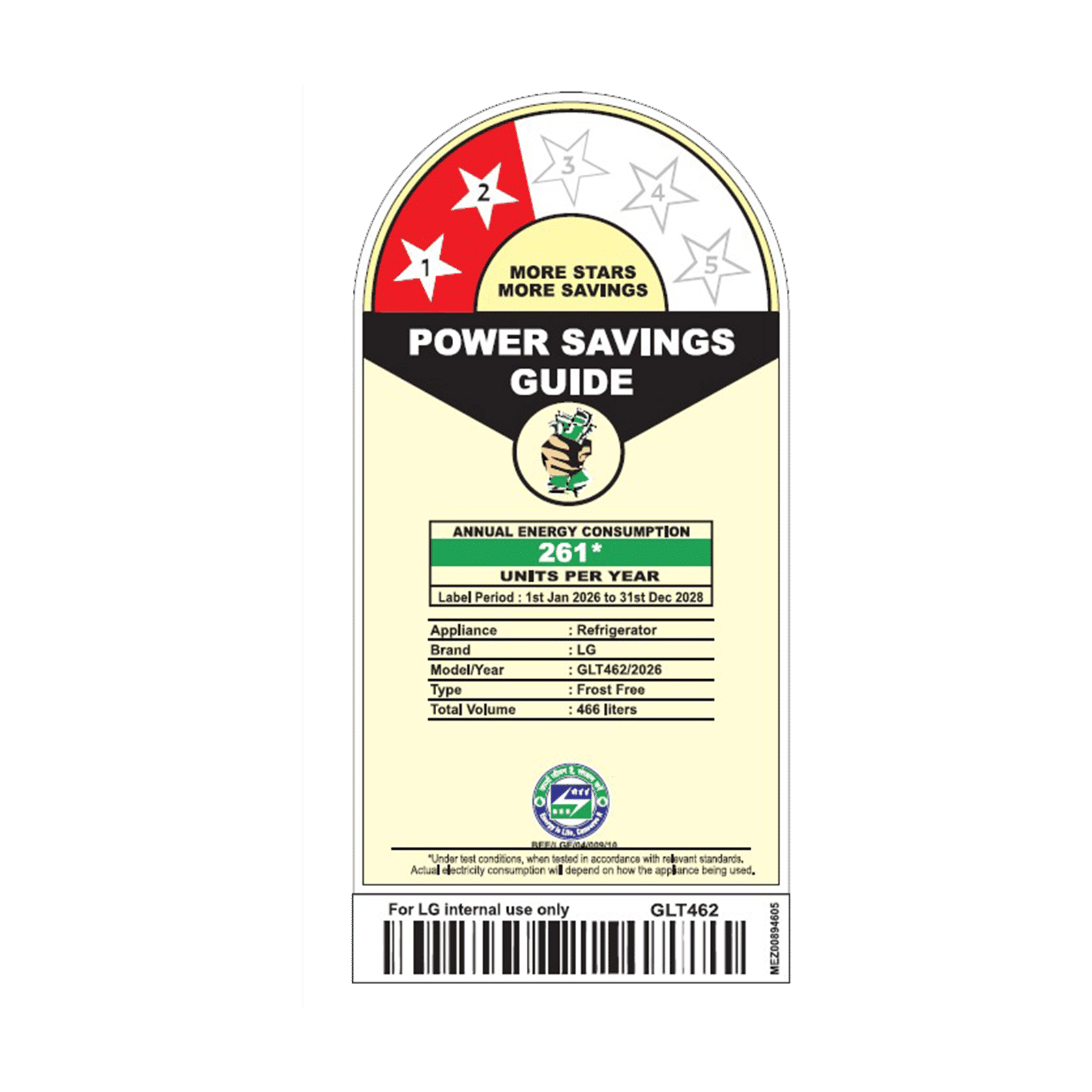 LG 466 Litres 2 Star Frost Free Double Door Smart Wifi Enabled Convertible Refrigerator with Fresh 0 Zone (GLT4626TEBM, Black Mirror) (2026 Model)_2