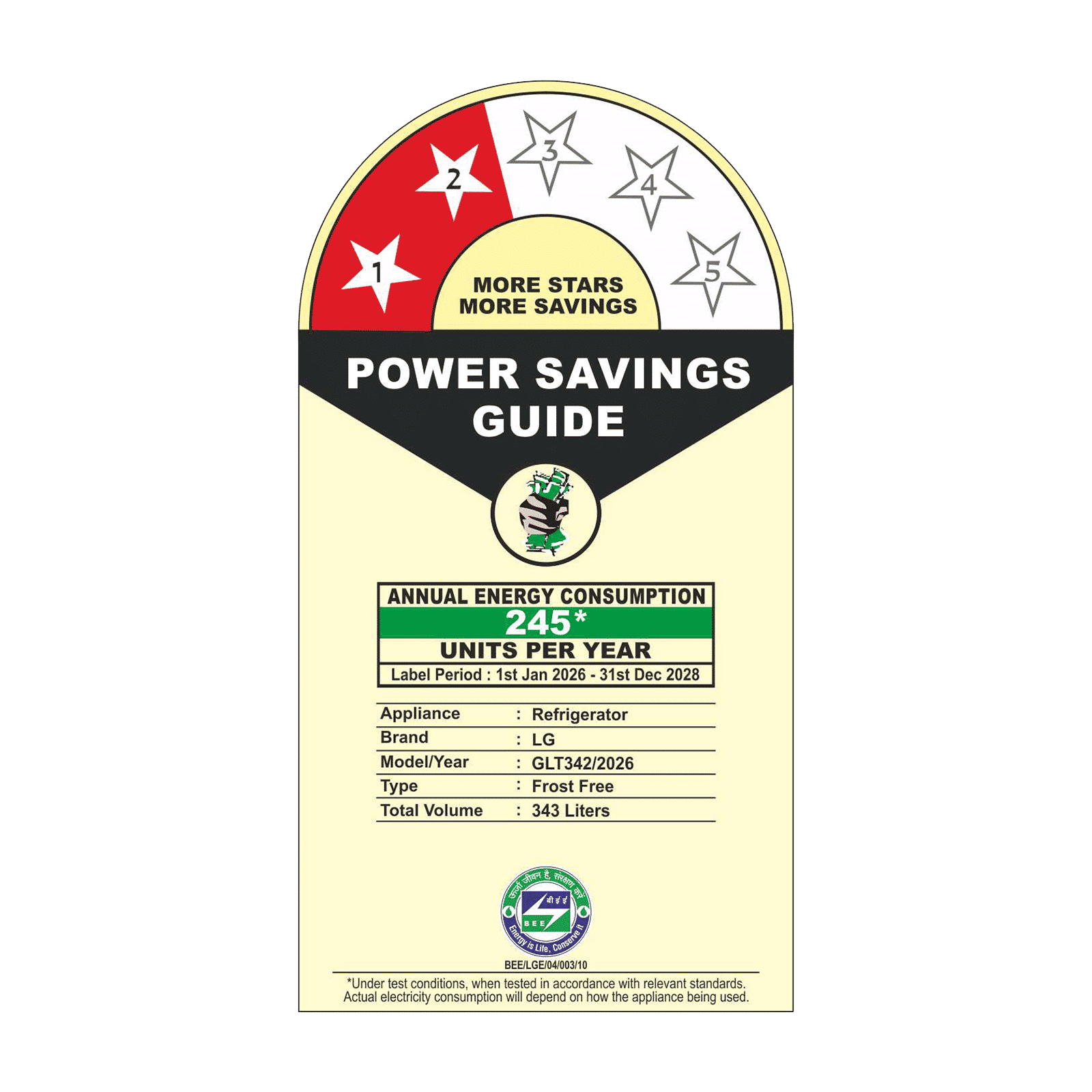 LG 343 Litres 2 Star Frost Free Double Door Convertible Refrigerator with Smart Diagnosis (GLT3426SNUS, Urban Steel)_2