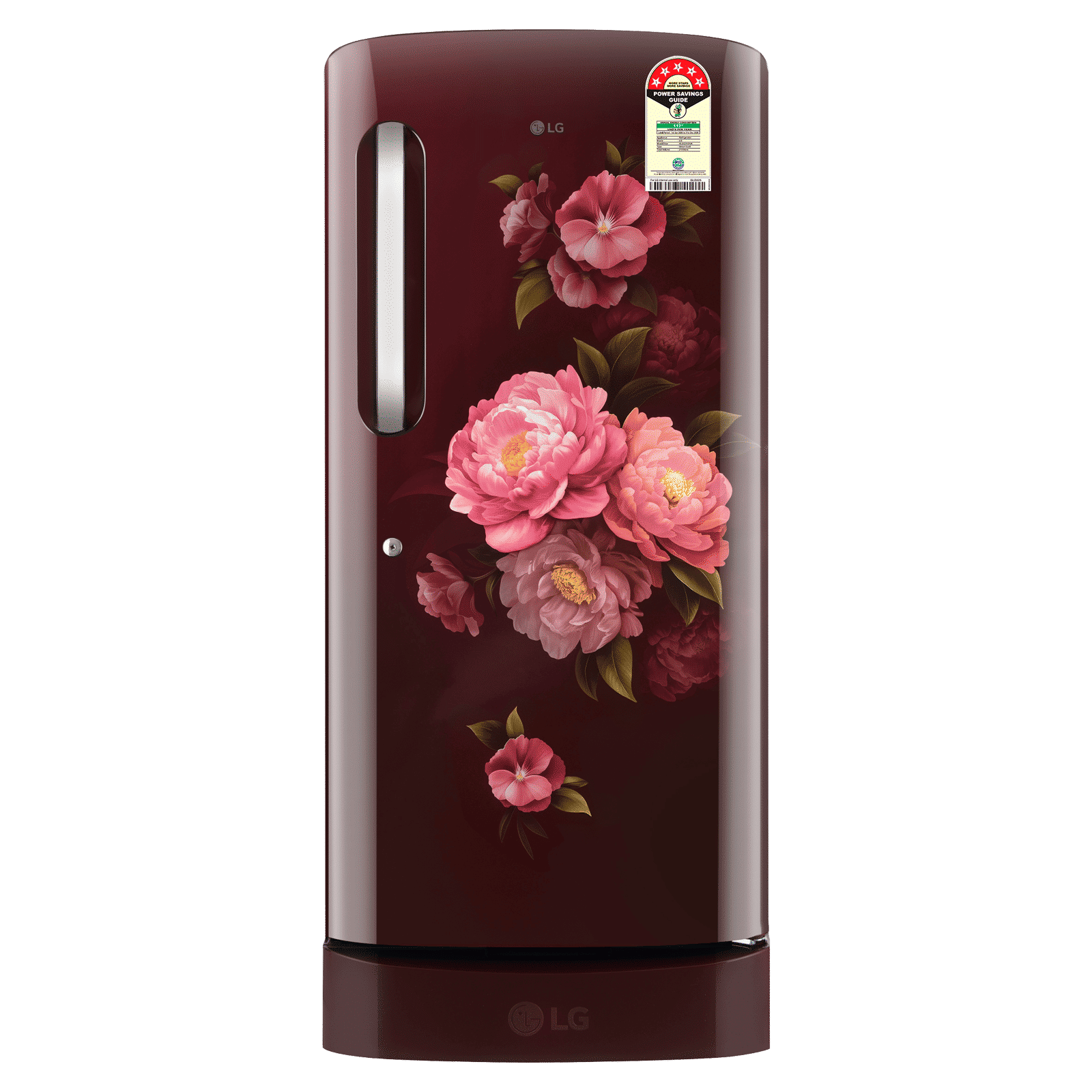 LG 210 Litres 5 Star Direct Cool Single Door Refrigerator with Anti Bacterial Gasket (GLD2256ZAWS, Wine Spring)_1