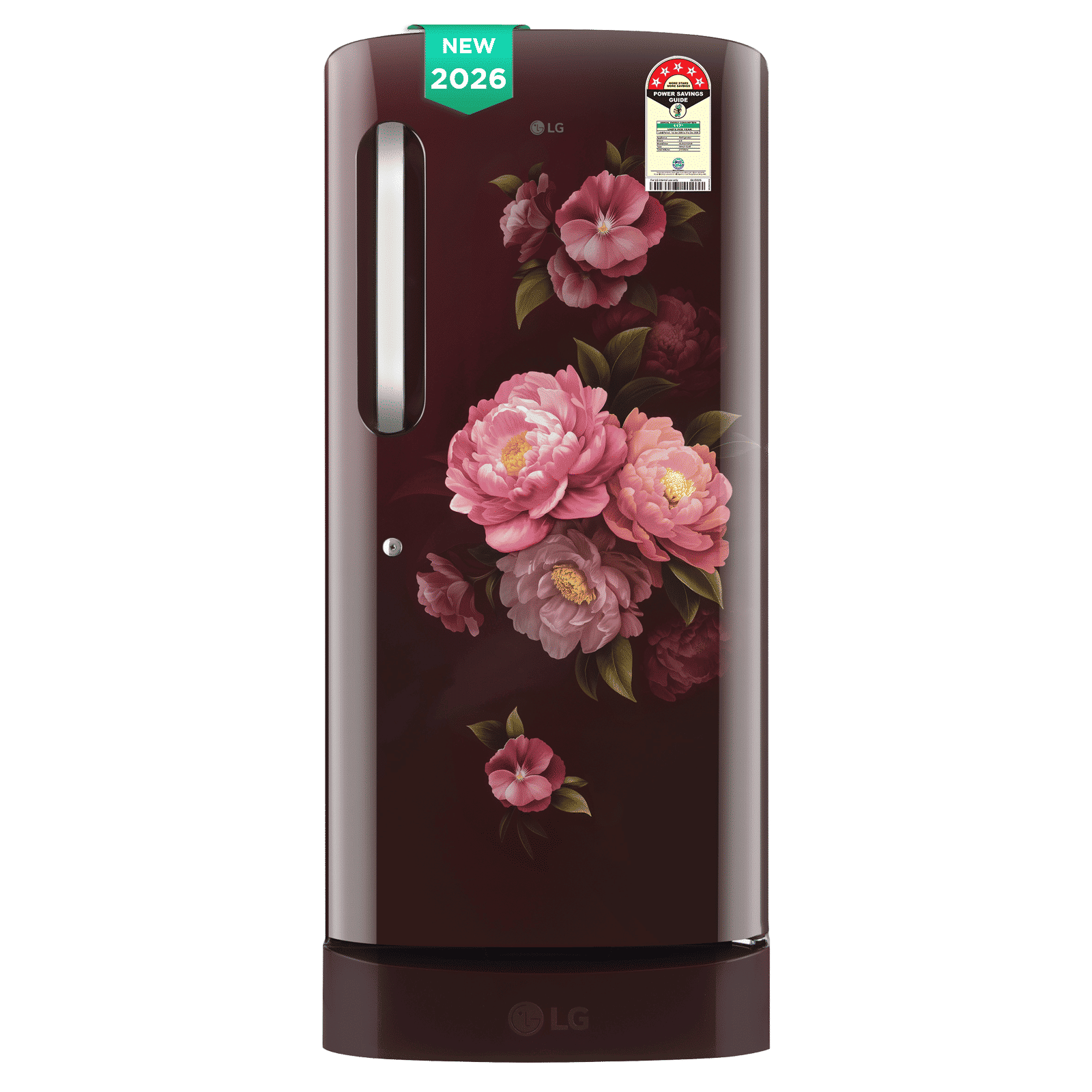 LG 210 Litres 5 Star Direct Cool Single Door Refrigerator with Anti Bacterial Gasket (GLD2256ZAWS, Wine Spring) (2026 Model)_1