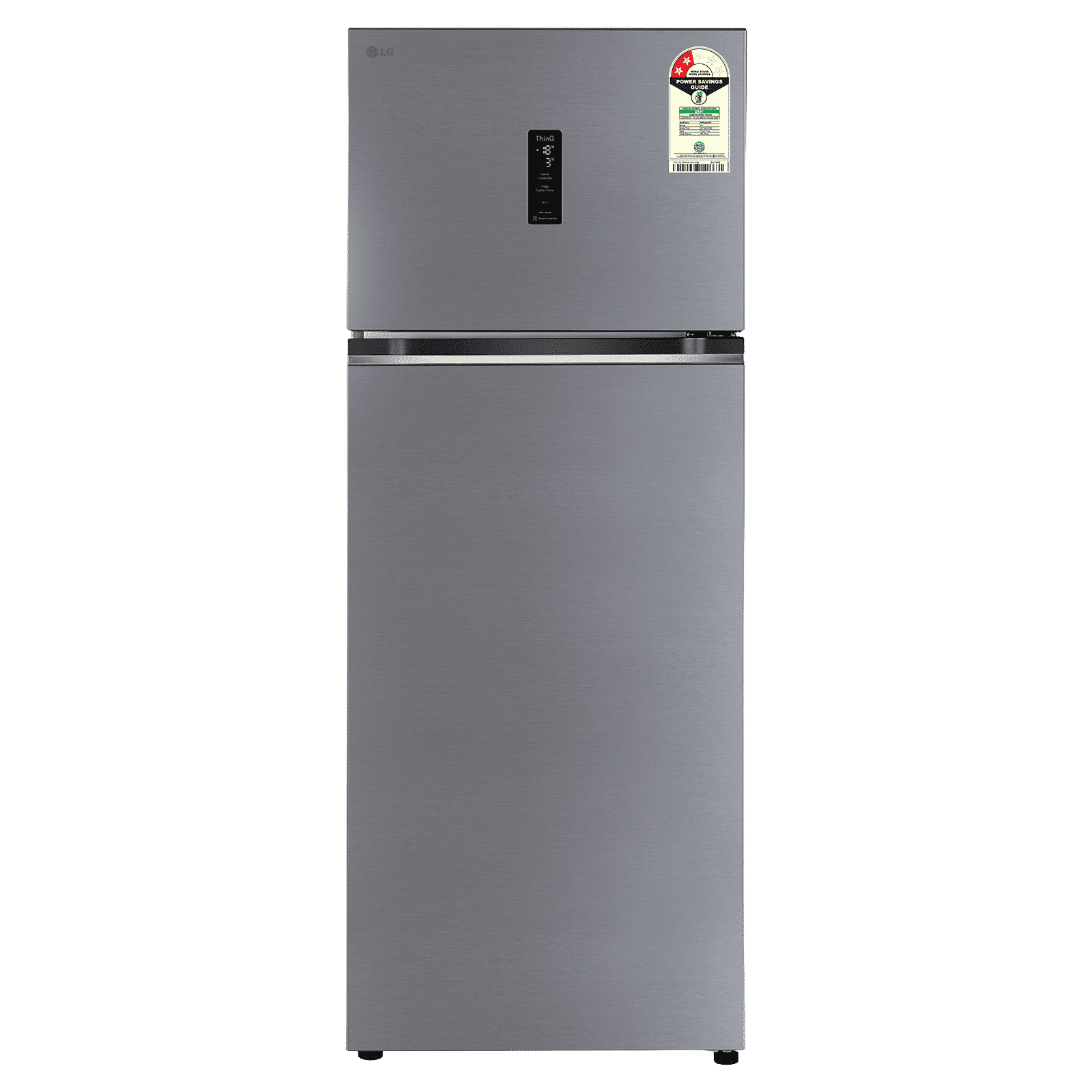 LG 466 Litres 2 Star Frost Free Double Door Smart Wifi Enabled Convertible Refrigerator with Fresh 0 Zone (GLT4626TMPZ, Shiny Steel) (2026 Model)_1