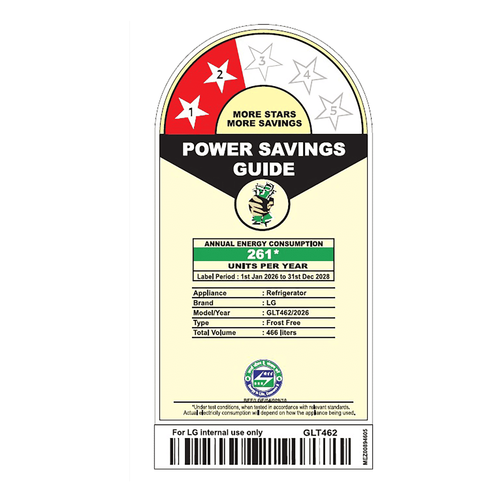 LG 466 Litres 2 Star Frost Free Double Door Smart Wifi Enabled Convertible Refrigerator with Fresh 0 Zone (GLT4626TMPZ, Shiny Steel) (2026 Model)_2