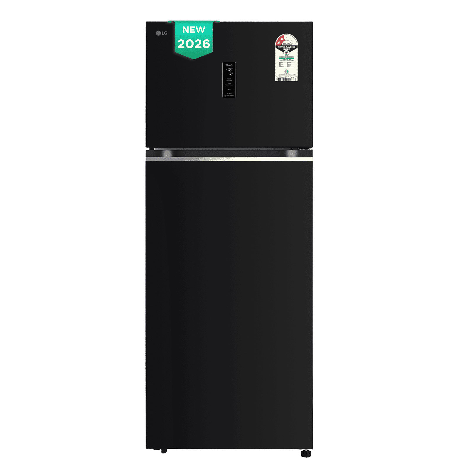 LG 466 Litres 2 Star Frost Free Double Door Smart Wifi Enabled Convertible Refrigerator with Hygiene Fresh+ (GLT4626TMES, Ebony Sheen)_1