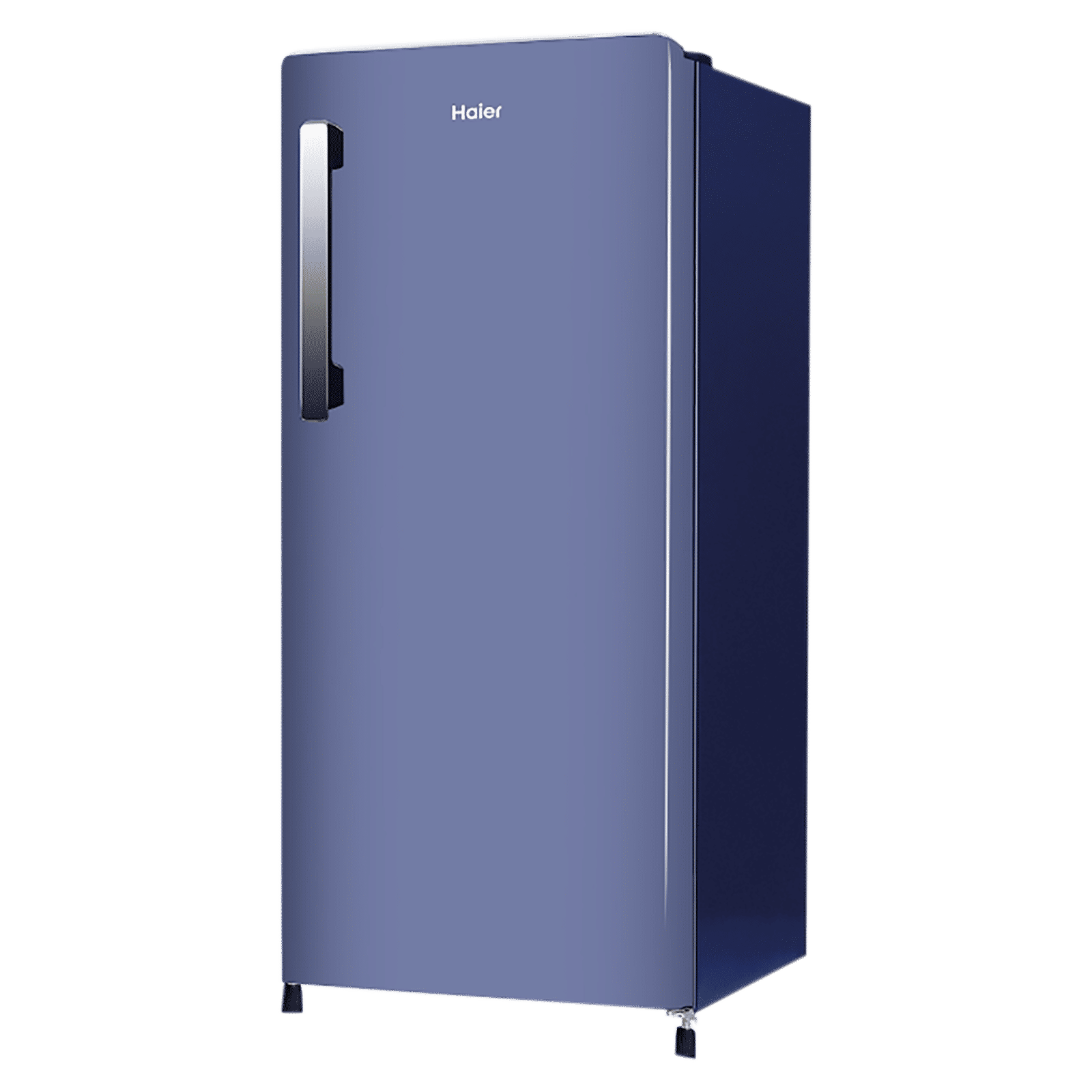 Haier 190 Litres 2 Star Direct Cool Single Door Refrigerator with Toughened Glass Shelves (HRD-2112BRBA-N, Radish Blue)_3