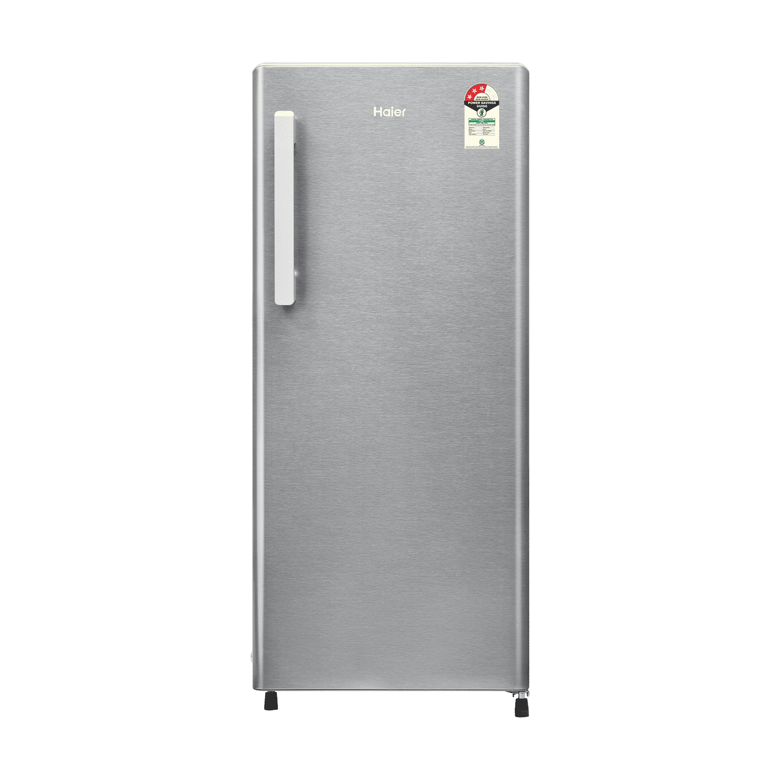 Haier 190 Litres 3 Star Direct Cool Single Door Refrigerator with Stabilizer Free Operation (HRD-2113BBSA-N, Brushline Silver)_1