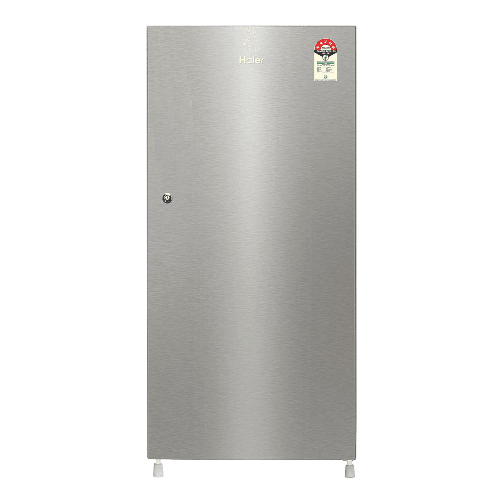 Haier 190 Litres 5 Star Direct Cool Single Door Refrigerator with Stabilizer Free Operation (HRD-2105BNSA-P, Nickel Steel) (2026 Model) (2026 Model)_1