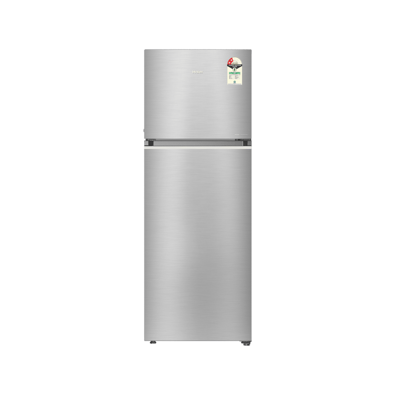 Haier 358 Litres 2 Star Frost Free Double Door Convertible Refrigerator with Triple Inverter Technology (HRF-4082BISA-P, Inox Steel)_1