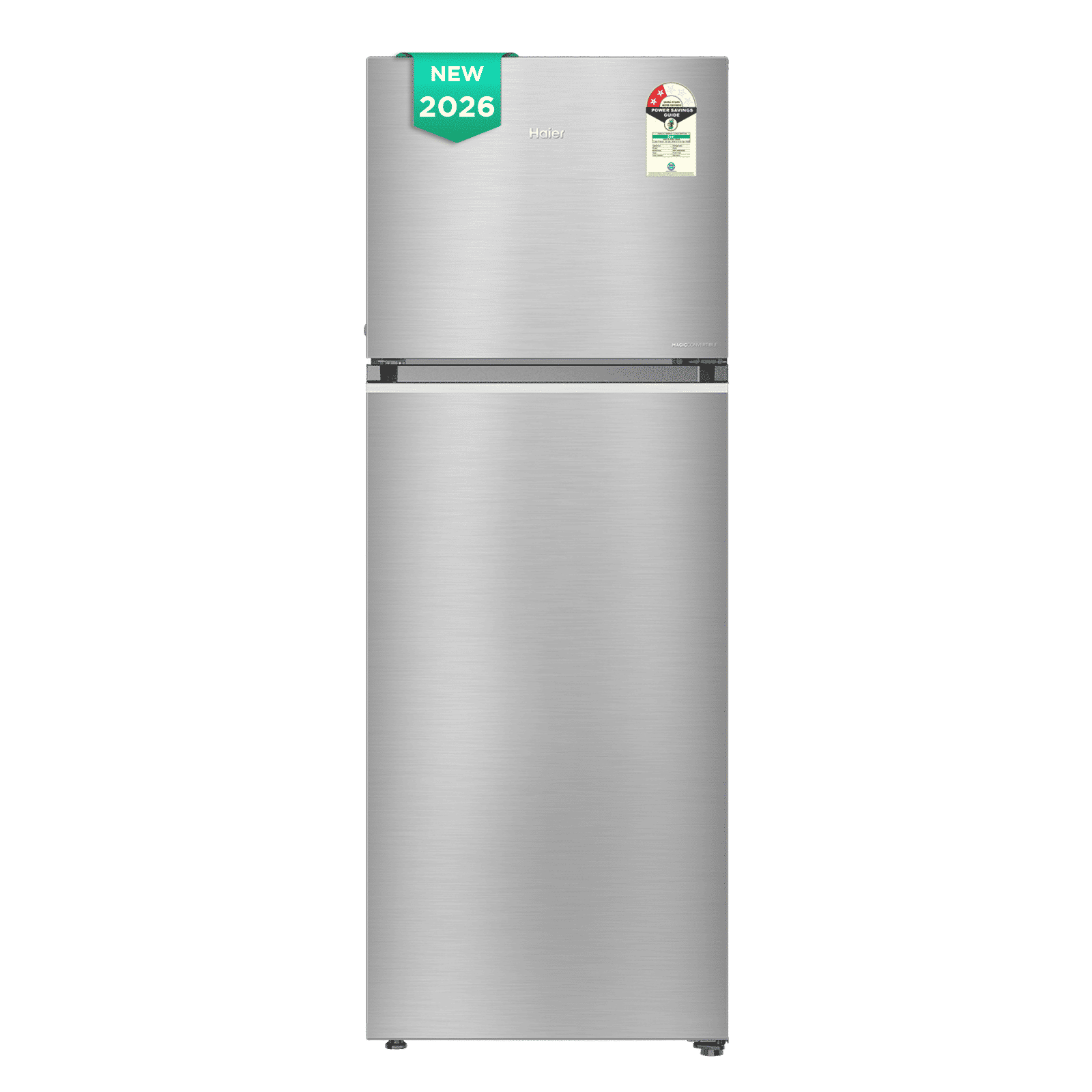 Haier 358 Litres 2 Star Frost Free Double Door Convertible Refrigerator with Triple Inverter Technology (HRF-4082BISA-P, Inox Steel) (2026 Model) (2026 Model)_1