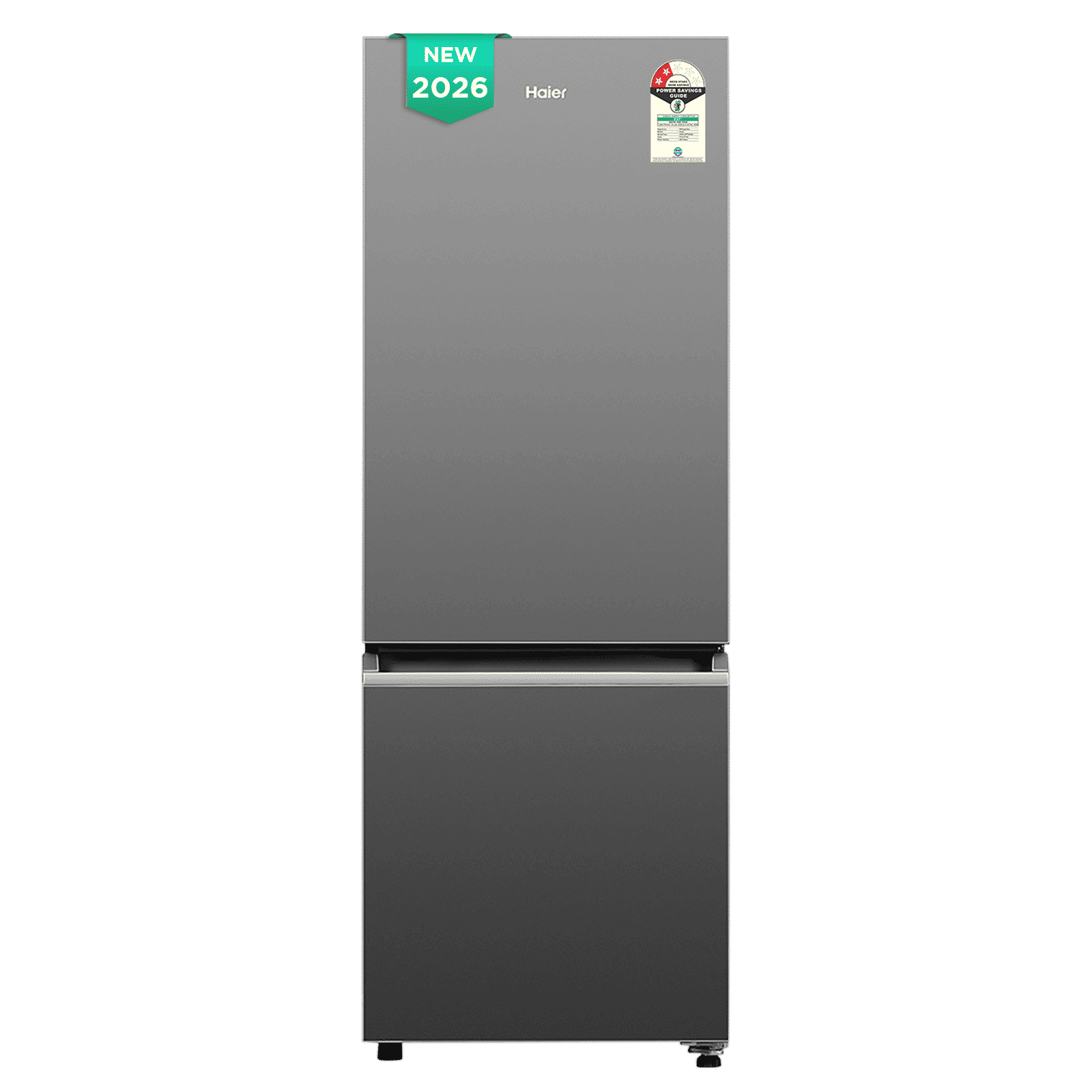 Haier 237 Litres 2 Star Frost Free Double Door Bottom Mount Convertible Refrigerator with Faster Ice Making in 49 Minutes (HRB-2872IEGBA-P, GE Black) (2026 Model)_1