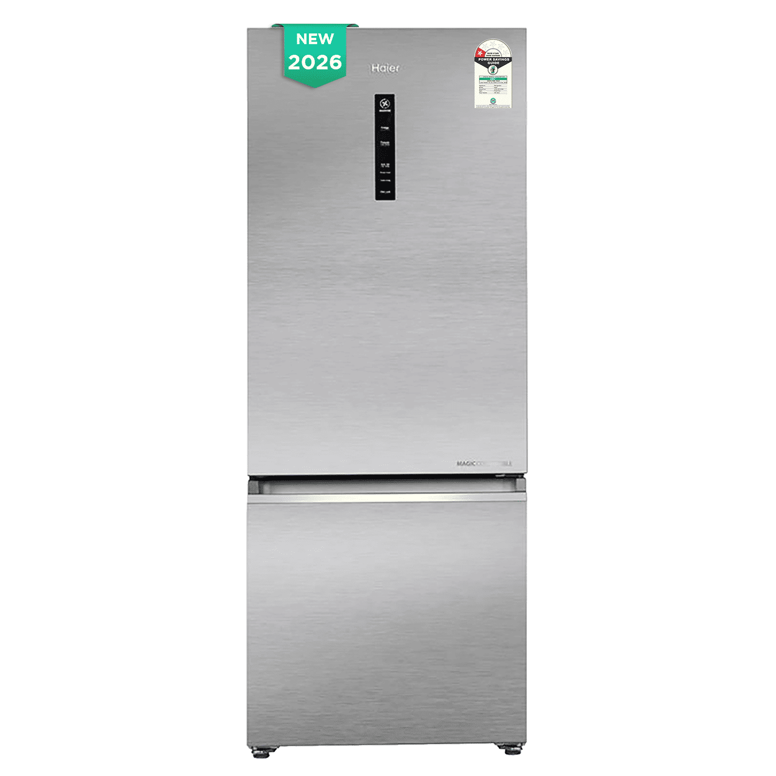 Haier 445 Litres 1 Star Frost Free Double Door Bottom Mount Convertible Refrigerator with Triple Inverter Technology (HRB-4951BISA-P, Inox Steel) (2026 Model)_1
