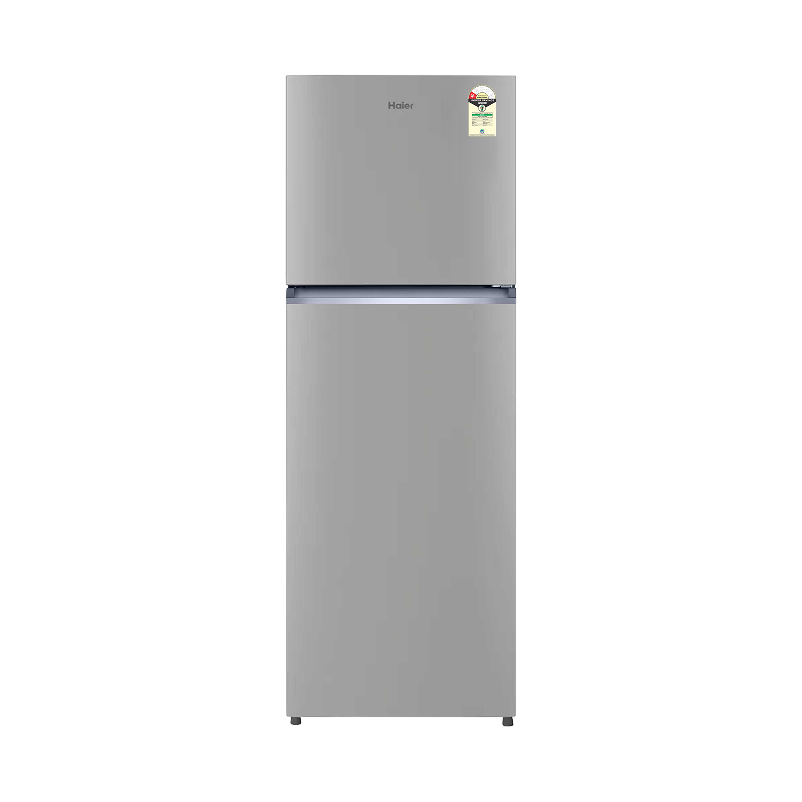 Haier 240 Litres 1 Star Frost Free Double Door Refrigerator with 200% Faster Ice Maker (HRF-2901EBSA-P, Brushline Silver)_1