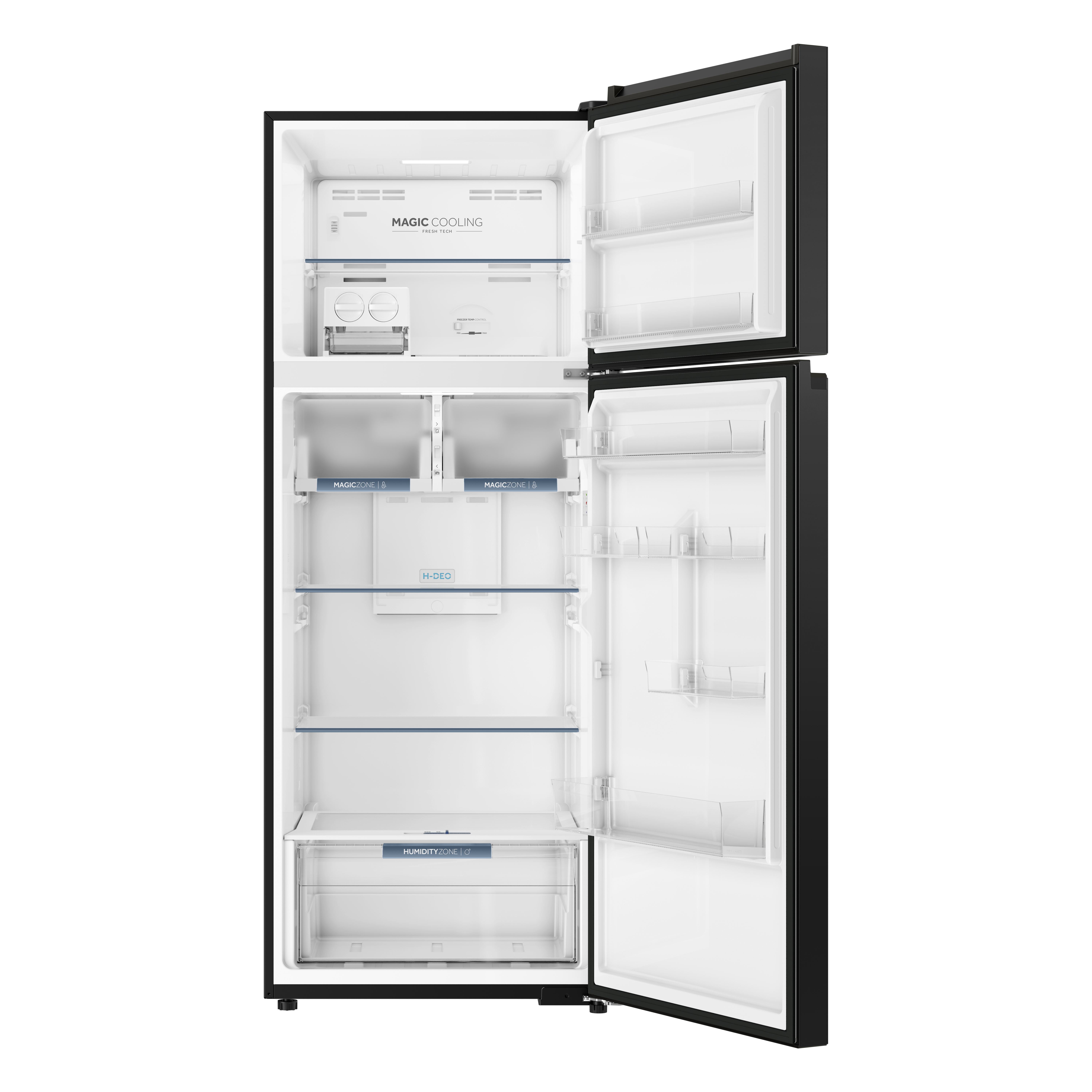 Haier 475 Litres 1 Star Frost Free Double Door Refrigerator with Solar Connectivity (HRF-5251PKGA-N, Black Glass) (2026 Model)_7