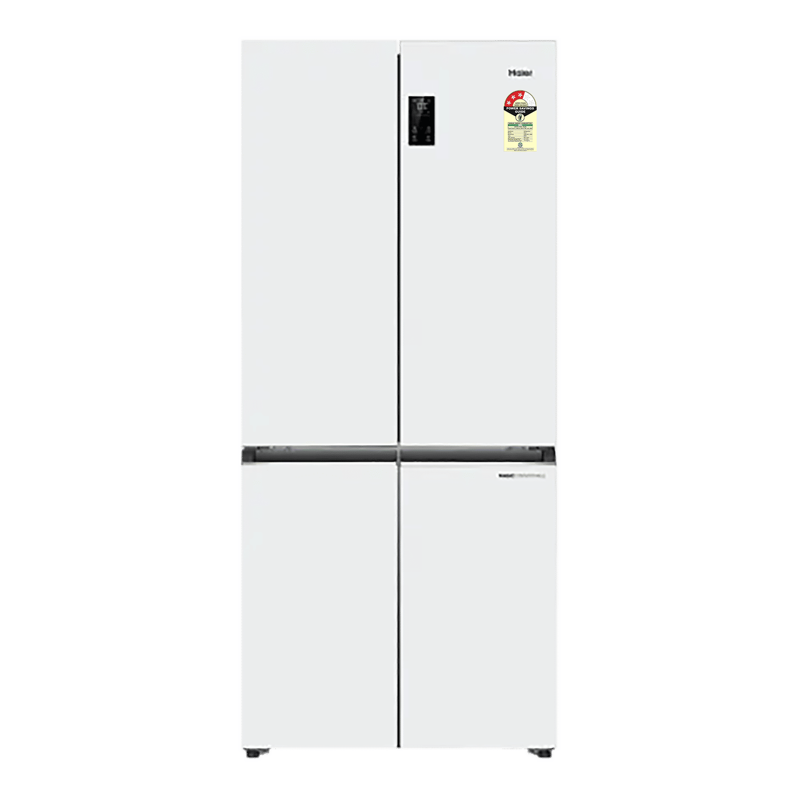 Haier Vogue Lumiere 520 Litres 3 Star Frost Free Side by Side Refrigerator with Digital Display Panel (HRB-600PW, Pearl White)_1