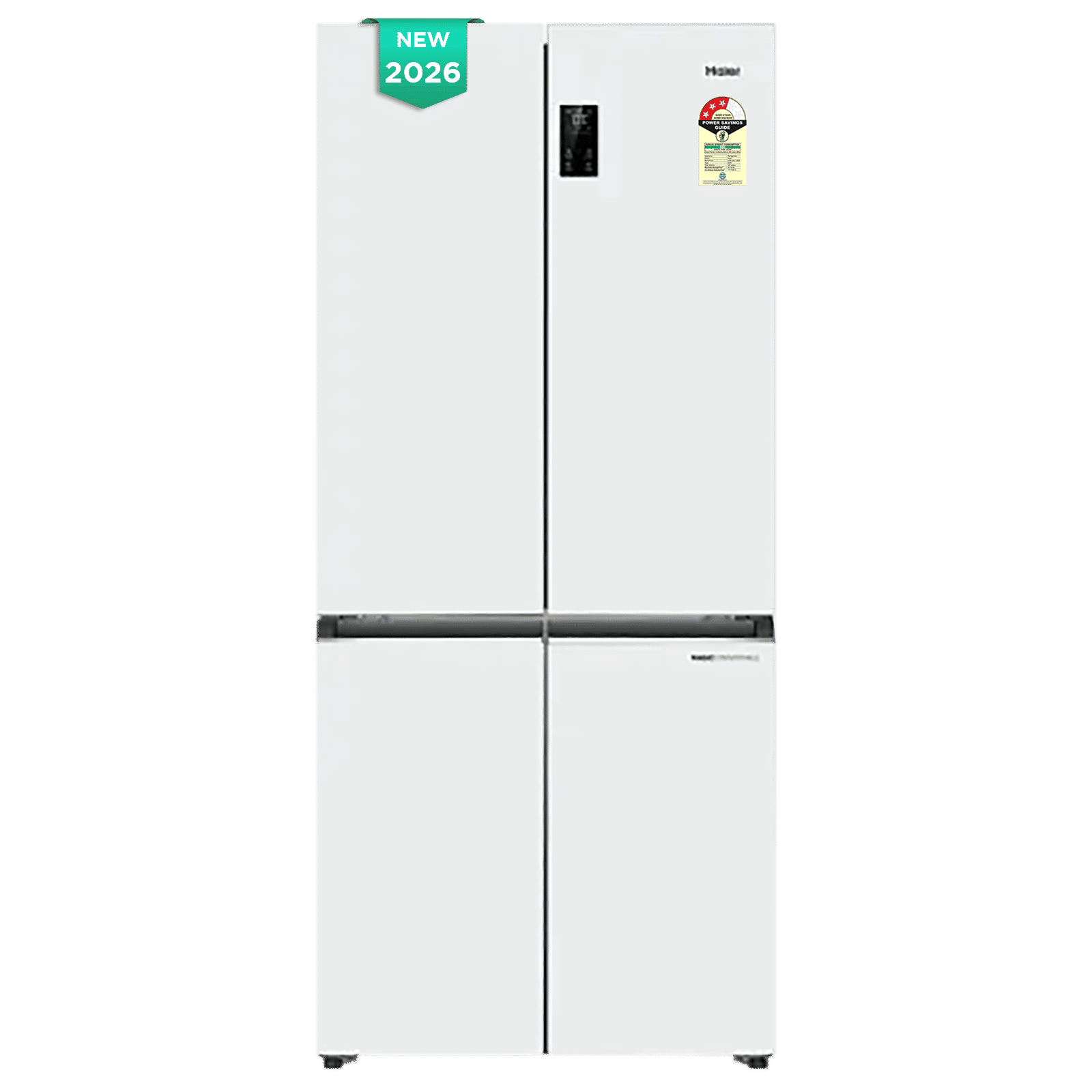 Haier Vogue Lumiere 520 Litres 3 Star Frost Free Side by Side Refrigerator with Digital Display Panel (HRB-600PW, Pearl White) (2026 Model) Haier Vogue Lumiere 520 Litres 3 Star Frost Free Side by Side Refrigerator with Digital Display Panel (HRB-600PW, Pearl White) (2026 Model)_1