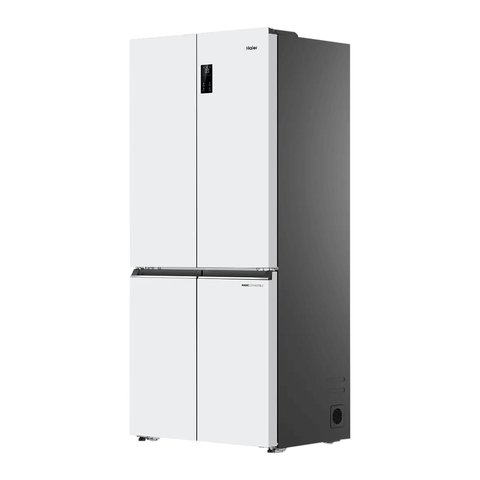 Haier Vogue Lumiere 520 Litres 3 Star Frost Free Side by Side Refrigerator with Digital Display Panel (HRB-600PW, Pearl White)_3