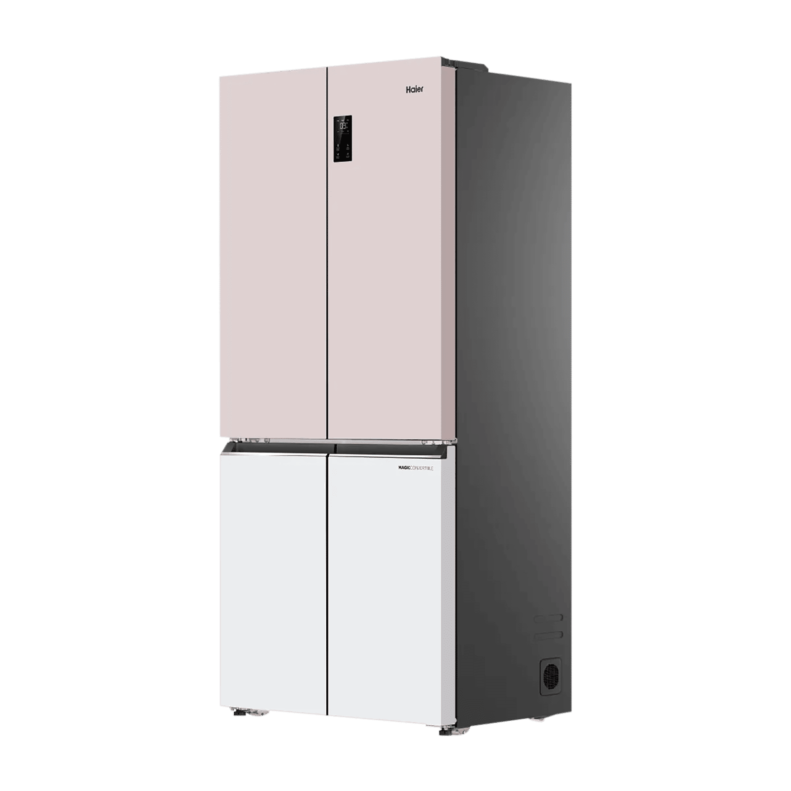 Haier Vogue Lumiere 520 Litres 3 Star Frost Free Side by Side Refrigerator with Digital Display Panel (HRB-600RW, Rosette White)_3