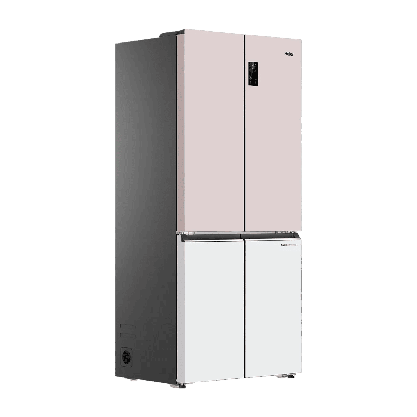Haier Vogue Lumiere 520 Litres 3 Star Frost Free Side by Side Refrigerator with Digital Display Panel (HRB-600RW, Rosette White)_4