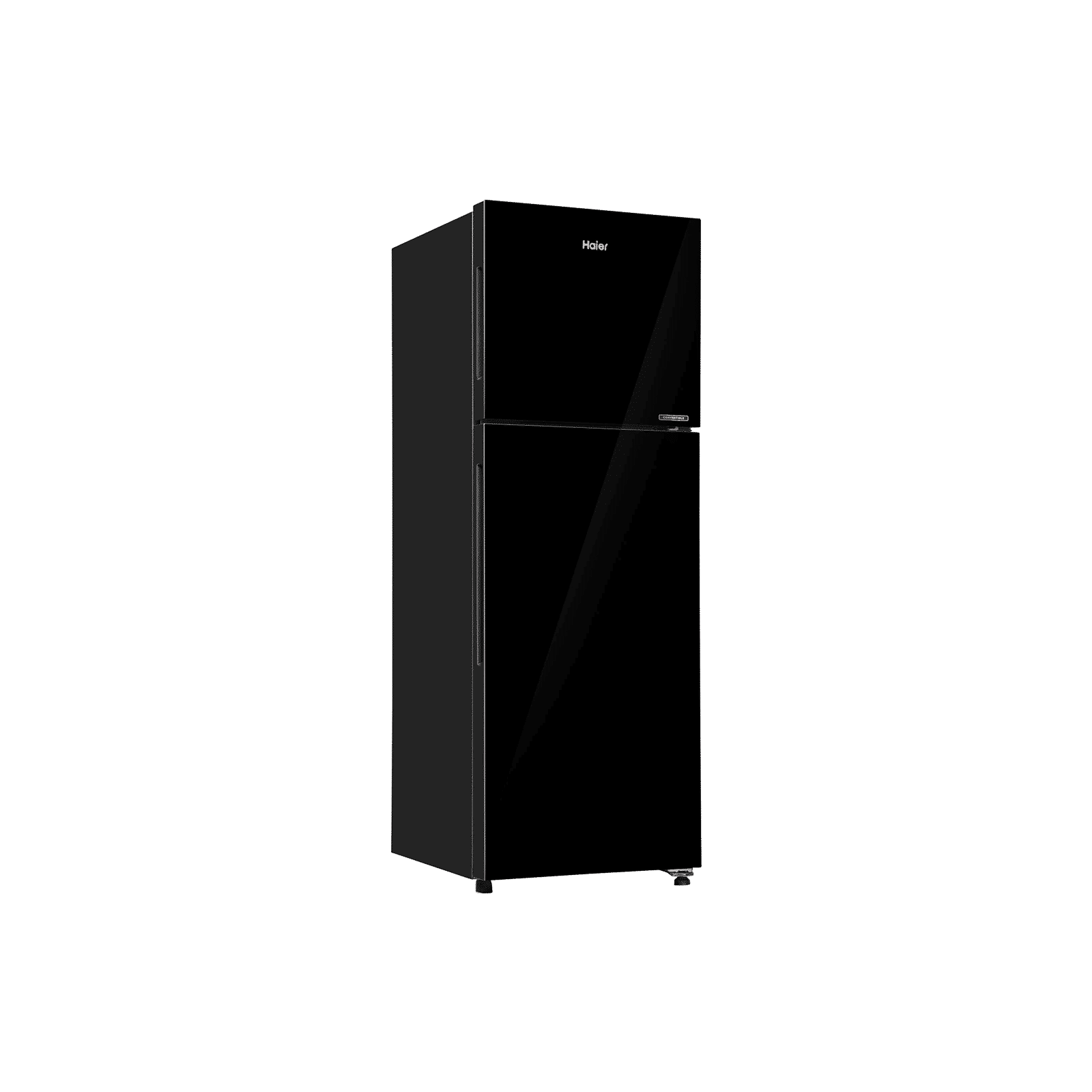 Haier 268 Litres 2 Star Frost Free Double Door Convertible Refrigerator with 200% Faster Ice Maker (HRF-3182PKGA-P, Black Glass)_3