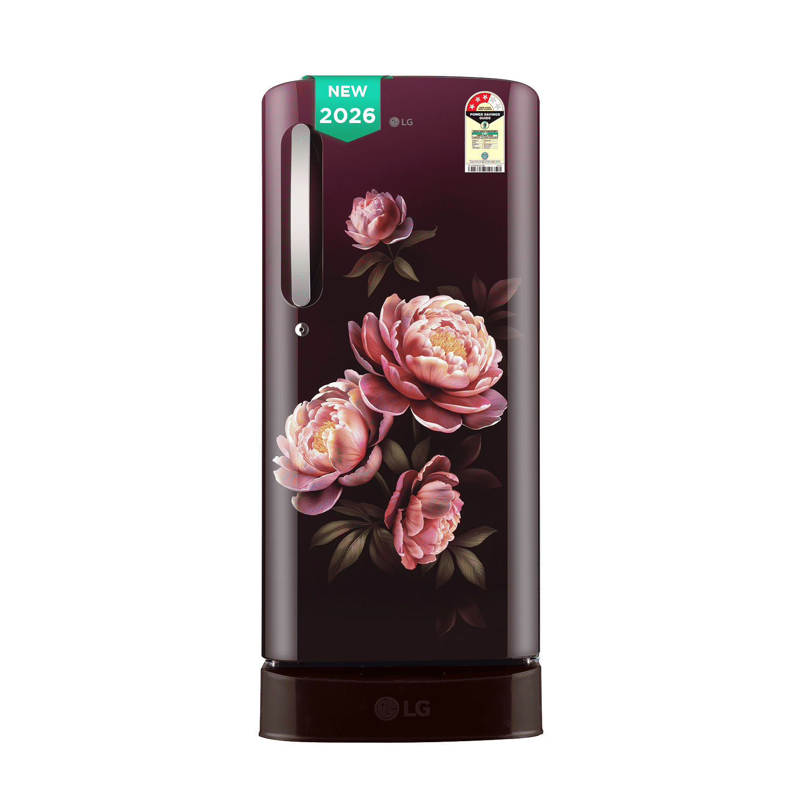 LG 19 185 Litres 3 Star Direct Cool Single Door Refrigerator with Anti Bacterial Gasket (GLD1936ZAWG, Wine Glory) (2026 Model)_1