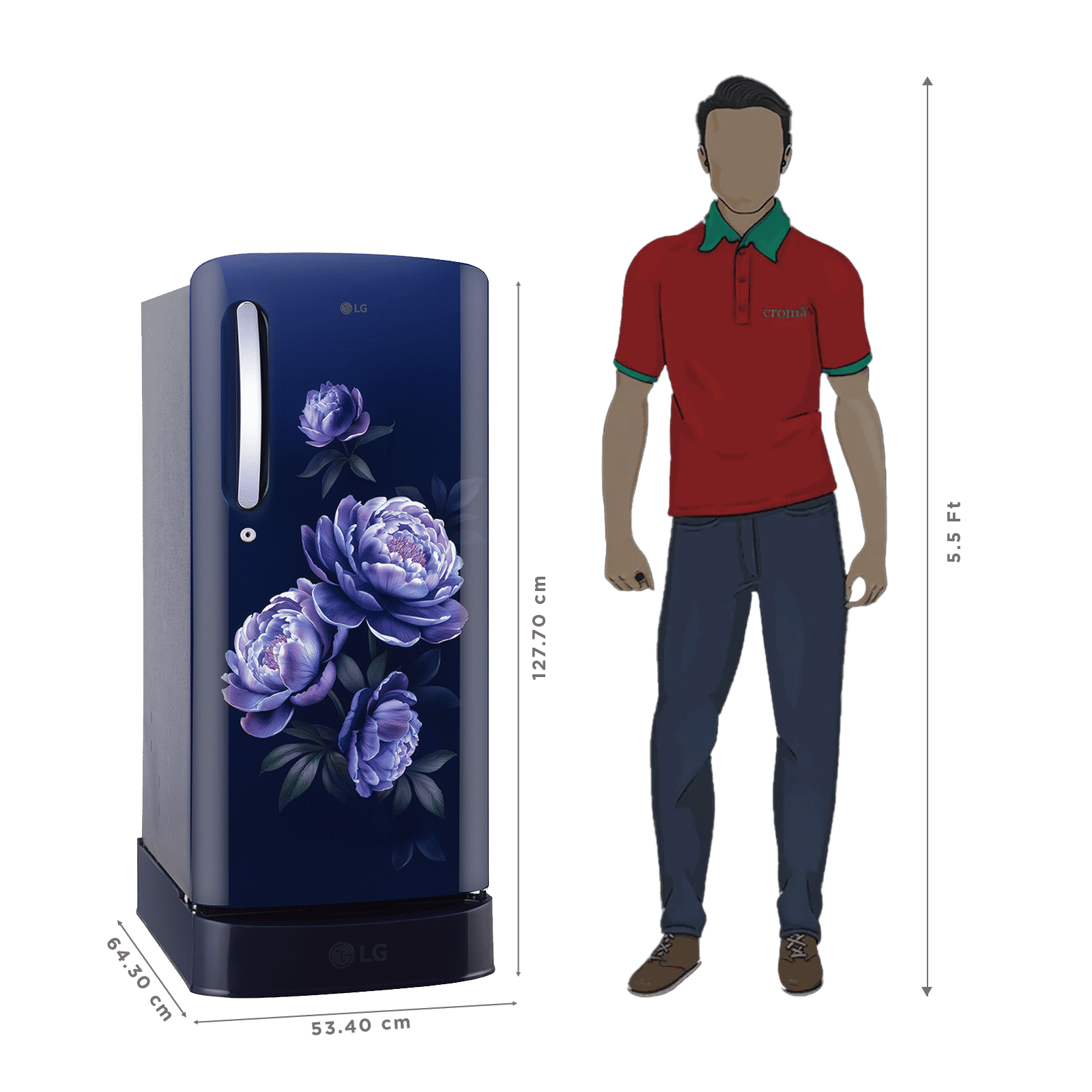 LG 19 185 Litres 3 Star Direct Cool Single Door Refrigerator with Anti Bacterial Gasket (GLD1936ZARG, Royal Glory) (2026 Model)_2