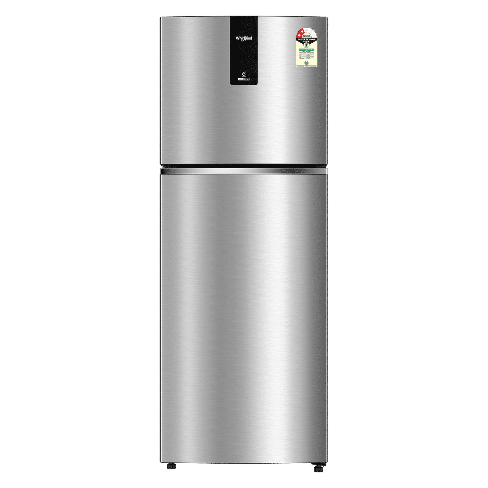 Whirlpool Neofresh 235 Litres 2 Star Frost Free Double Door Refrigerator with 6th Sense Technology (22315, Silver) (2026 Model)_1