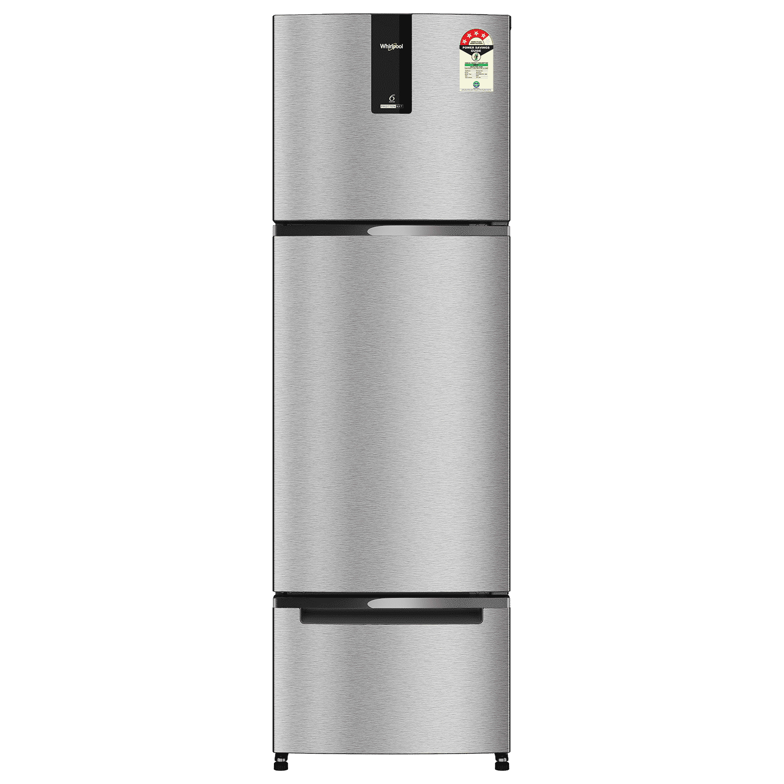 Whirlpool Protton Nxt 250 Litres 4 Star Frost Free Triple Door Refrigerator with Microblock Technology (22371, Silver) Whirlpool Protton Nxt 250 Litres 4 Star Frost Free Triple Door Refrigerator with Microblock Technology (22371, Silver)_1