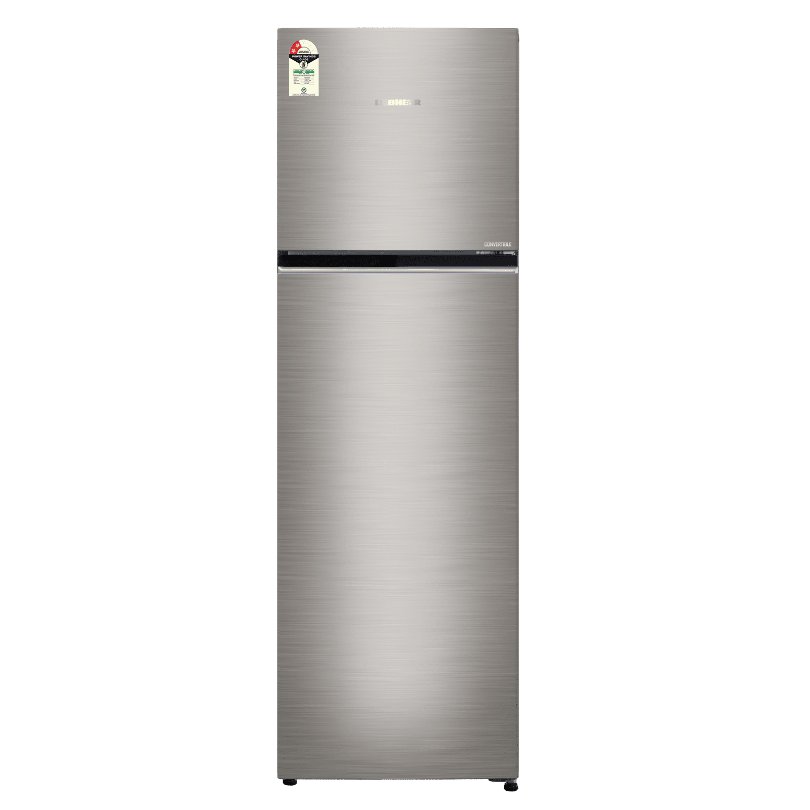 Liebherr Cluster 3 316 Litres 2 Star Frost Free Double Door Convertible Refrigerator with Duo Cool Technology (TVHgsB 3131, Grey Steel) (2026 Model)_1
