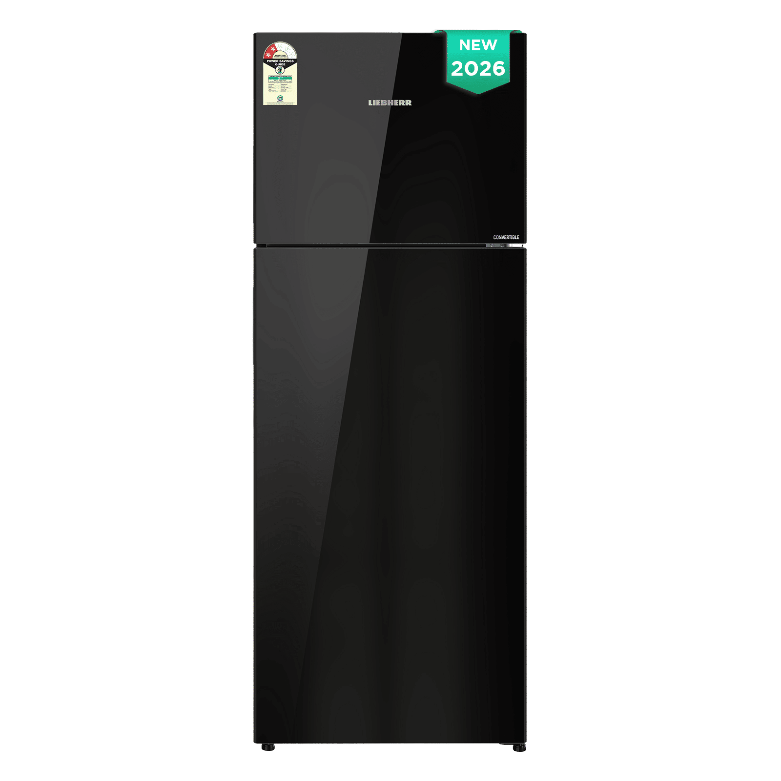 Liebherr Cluster 3 428 Litres 2 Star Frost Free Double Door Convertible Refrigerator with Duo Cool Technology (TVPbgB 4231, Black Gloss) (2026 Model)_1
