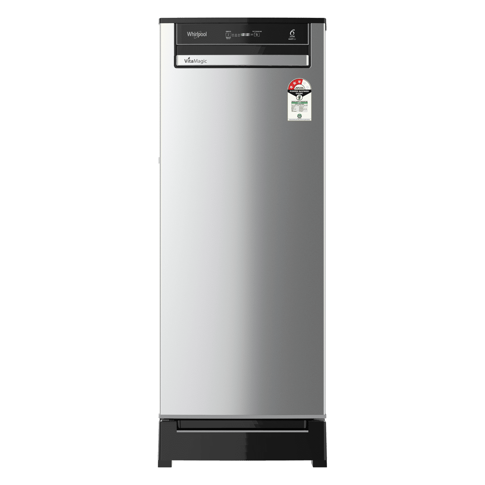 Whirlpool Vitamagic Pro 192 Litres 3 Star Direct Cool Single Door Refrigerator with Zeolite Technology (73698, Alpha Steel) Whirlpool Vitamagic Pro 192 Litres 3 Star Direct Cool Single Door Refrigerator with Zeolite Technology (73698, Alpha Steel)_1