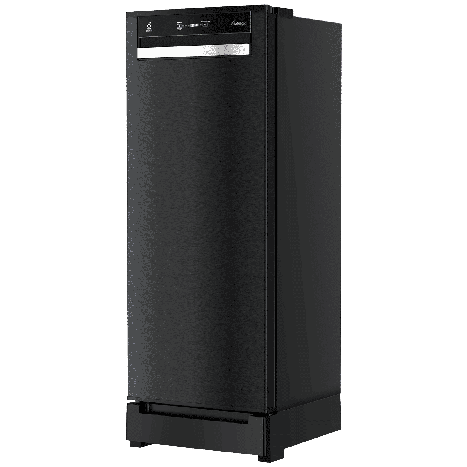 Whirlpool Vitamagic Pro 207 Litres 3 Star Direct Cool Single Door Refrigerator with 6th Sense Intellifrost Technology (73817, Gravity Black) Whirlpool Vitamagic Pro 207 Litres 3 Star Direct Cool Single Door Refrigerator with 6th Sense Intellifrost Technology (73817, Gravity Black)_4