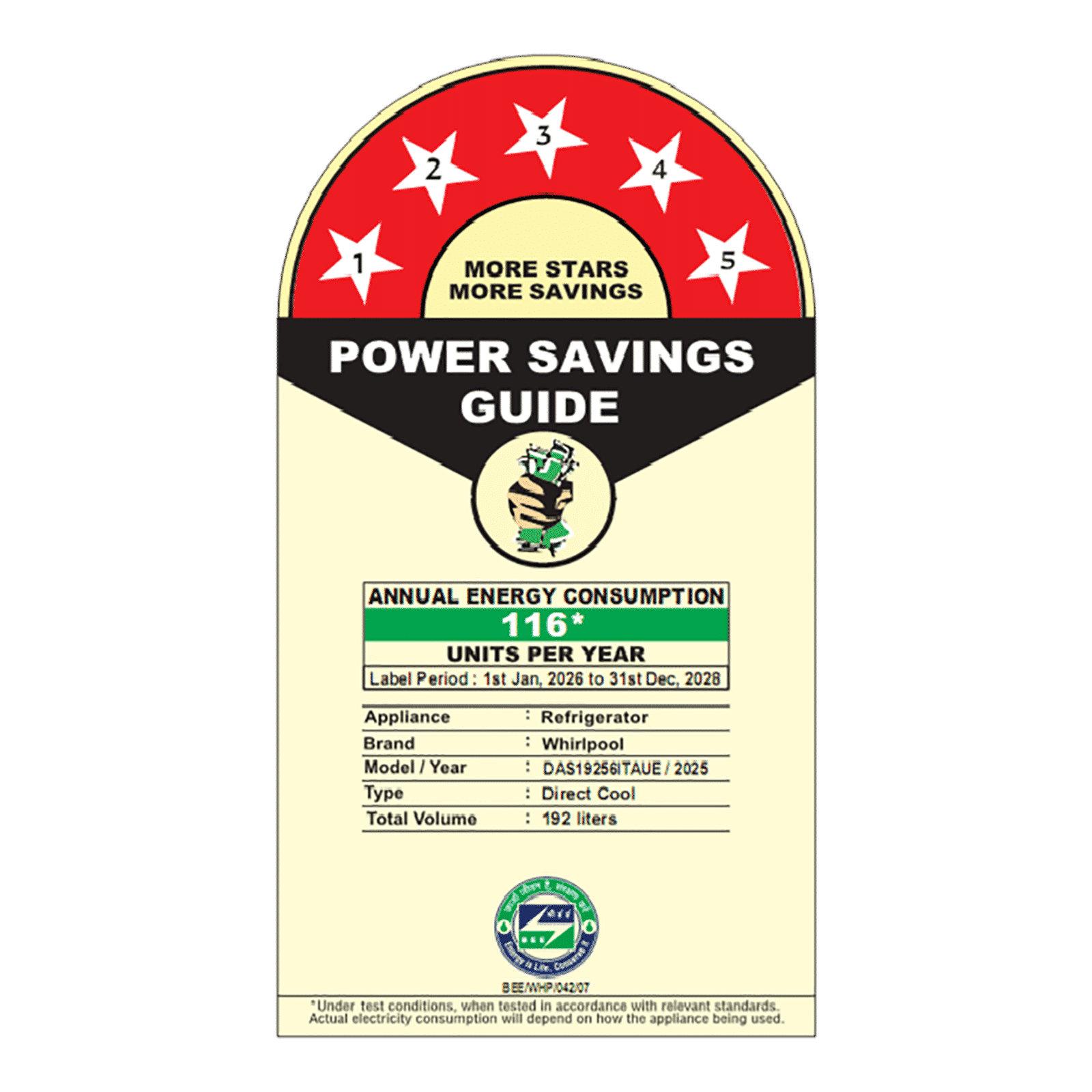 Whirlpool Icemagic Pro 192 Litres 5 Star Direct Cool Single Door Refrigerator with MicroBlock Technology (73687, Wine) (2026 Model) Whirlpool Icemagic Pro 192 Litres 5 Star Direct Cool Single Door Refrigerator with MicroBlock Technology (73687, Wine) (2026 Model)_2