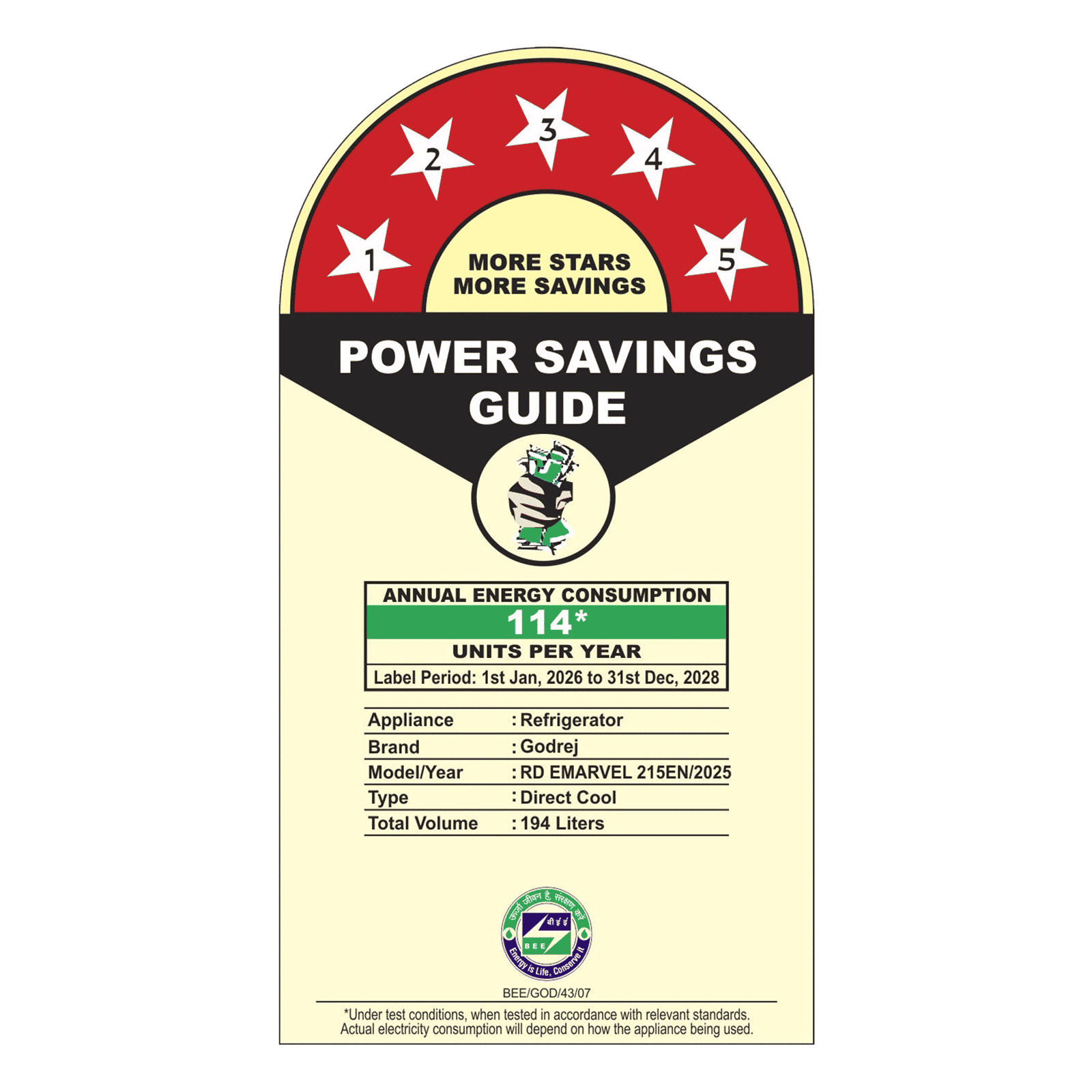 Godrej Marvel 194 Litres 5 Star Direct Cool Single Door Refrigerator with Advanced Capillary Technology (52141501SD03858, Rose Bloom)_2