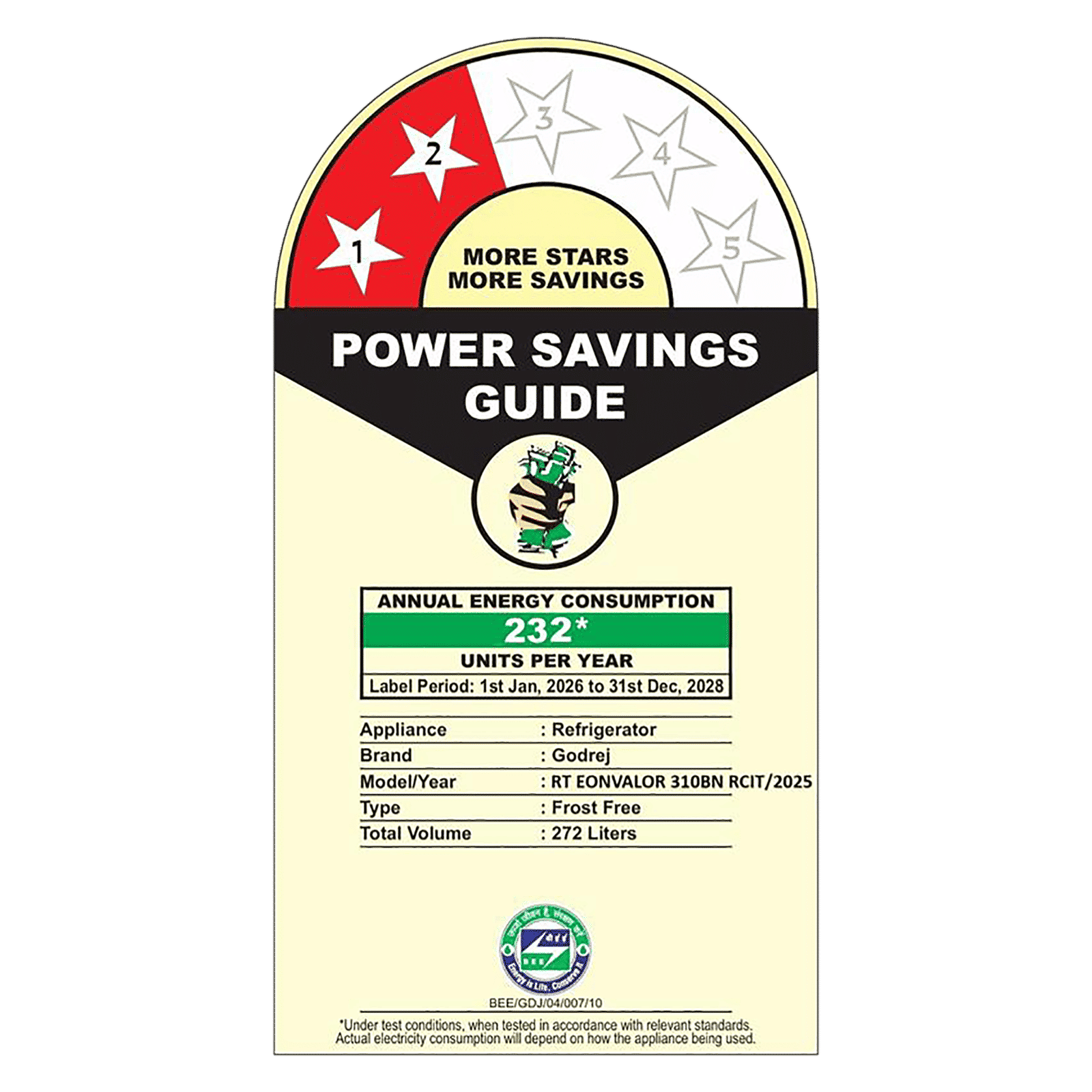 Godrej Valor 272 Litres 2 Star Frost Free Double Door Refrigerator with Anti Bacterial Technology (52141501SD03987, Matt Black)_2