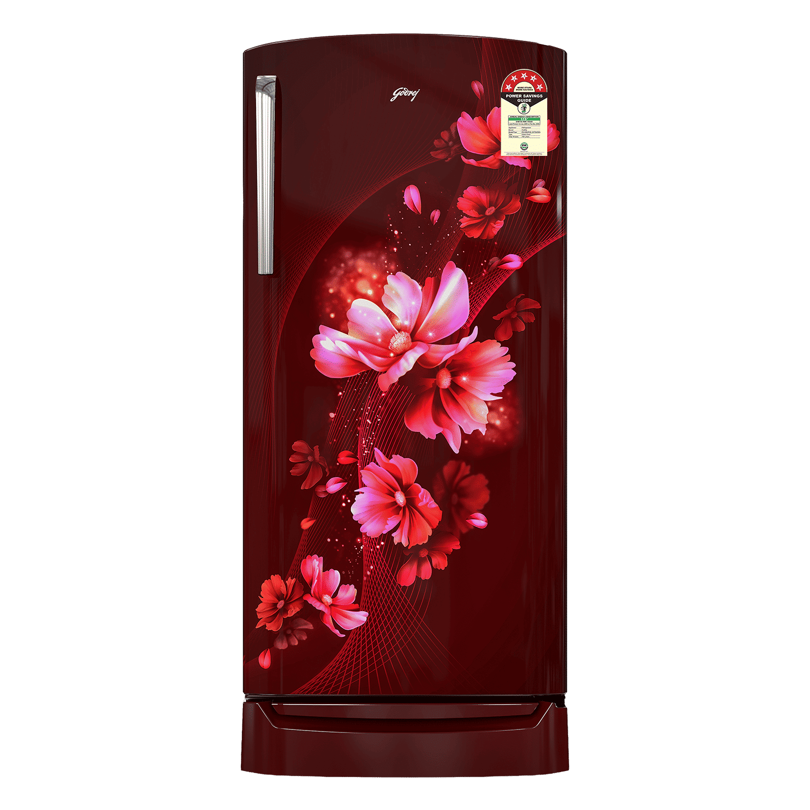 Godrej Marvel 184 Litres 5 Star Direct Cool Single Door Refrigerator with Advanced Capillary Technology (52141501SD03928, Aria Wine)_1