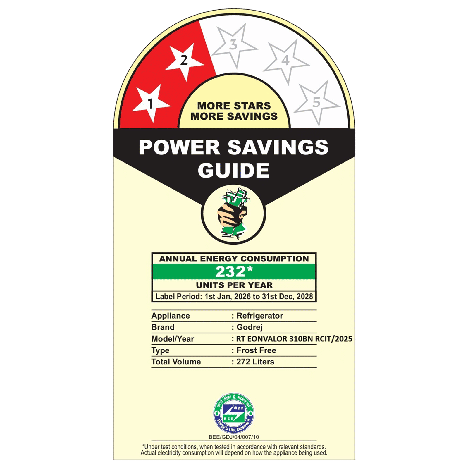 Godrej Valor 272 Litres 2 Star Frost Free Double Door Refrigerator with Anti Bacterial Technology (52141501SD03986, Fossil Steel) Godrej Valor 272 Litres 2 Star Frost Free Double Door Refrigerator with Anti Bacterial Technology (52141501SD03986, Fossil Steel)_2