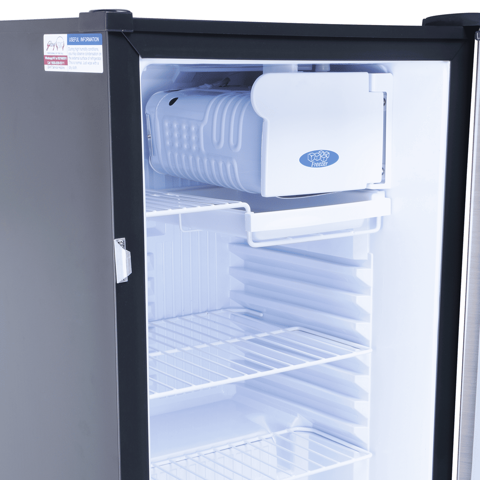 Godrej Champ 97 Litres 1 Star Direct Cool Single Door Refrigerator with Large Bottle space (52141501SD03882, Steel Glow) Godrej Champ 97 Litres 1 Star Direct Cool Single Door Refrigerator with Large Bottle space (52141501SD03882, Steel Glow)_5