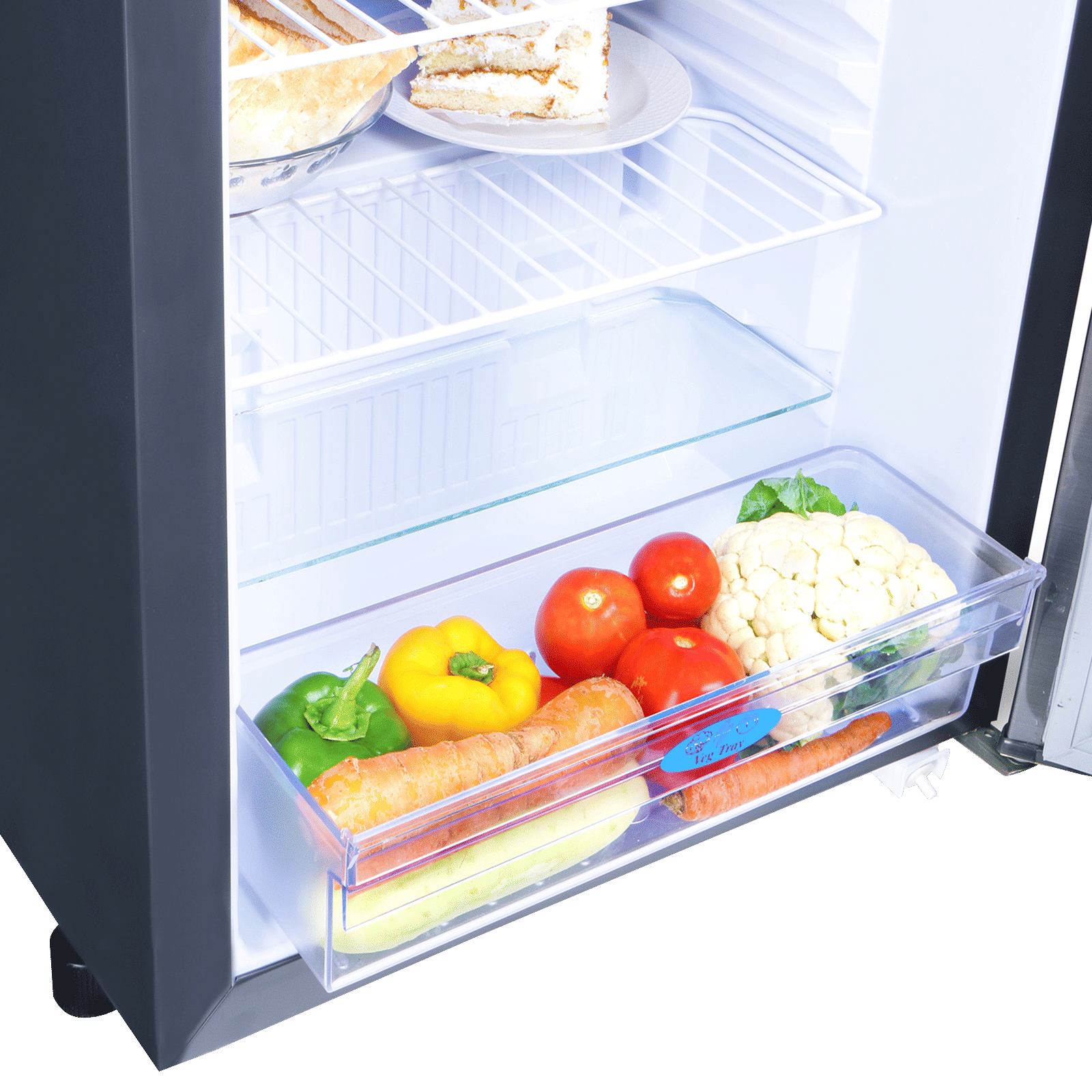 Godrej Champ 97 Litres 1 Star Direct Cool Single Door Refrigerator with Large Bottle space (52141501SD03882, Steel Glow) Godrej Champ 97 Litres 1 Star Direct Cool Single Door Refrigerator with Large Bottle space (52141501SD03882, Steel Glow)_8