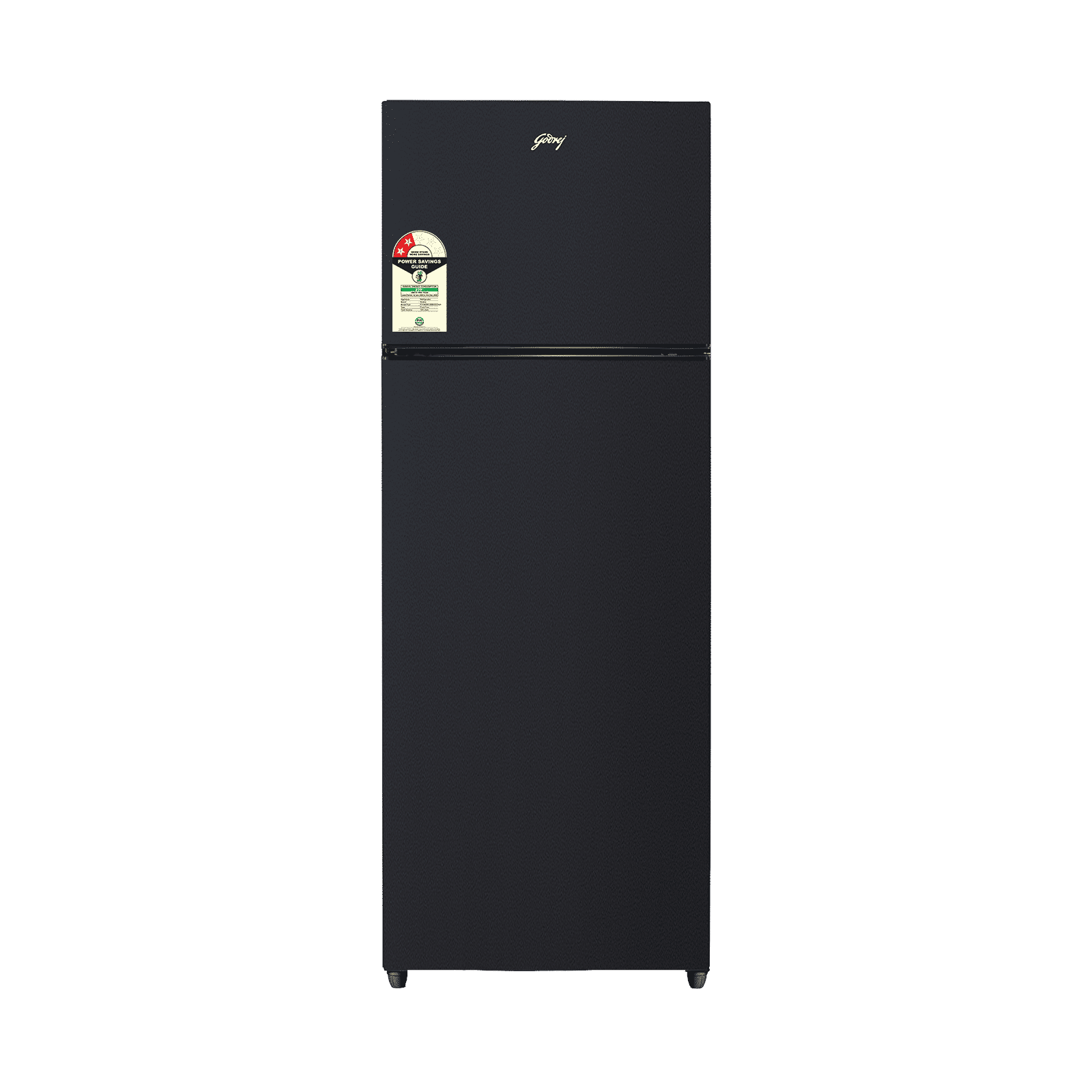 Godrej Vibe 330 Litres 2 Star Frost Free Double Door Convertible Refrigerator with Nano Shield Technology (52141501SD03928, Matt Black)_1