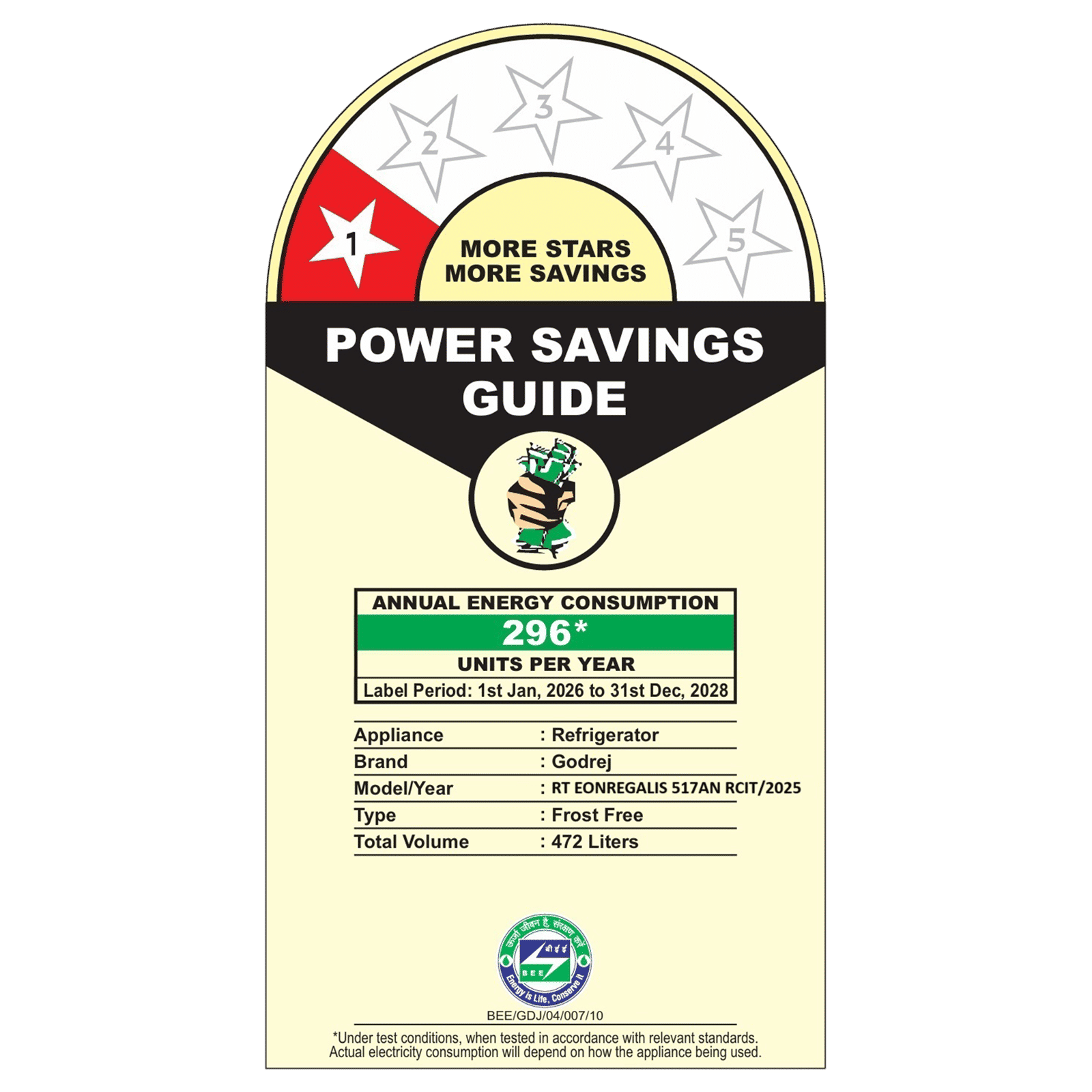 Godrej Regalis 472 Litres 1 Star Frost Free Double Door Refrigerator with Nano Shield Technology (52141501SD03998, Champagne Gold)_2