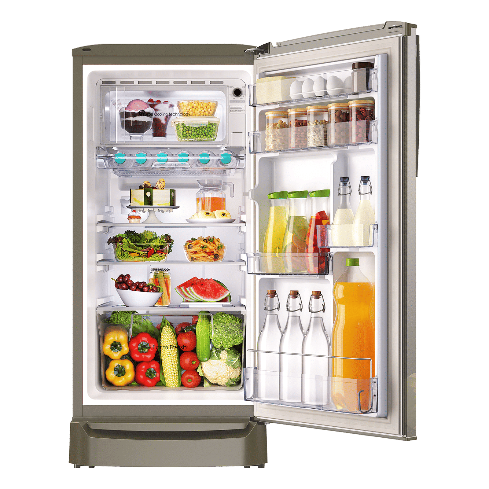 Godrej Rio Plus 183 Litres 2 Star Direct Cool Single Door Refrigerator with Turbo Cool Technology (52141501SD03938, Steel Glow)_5