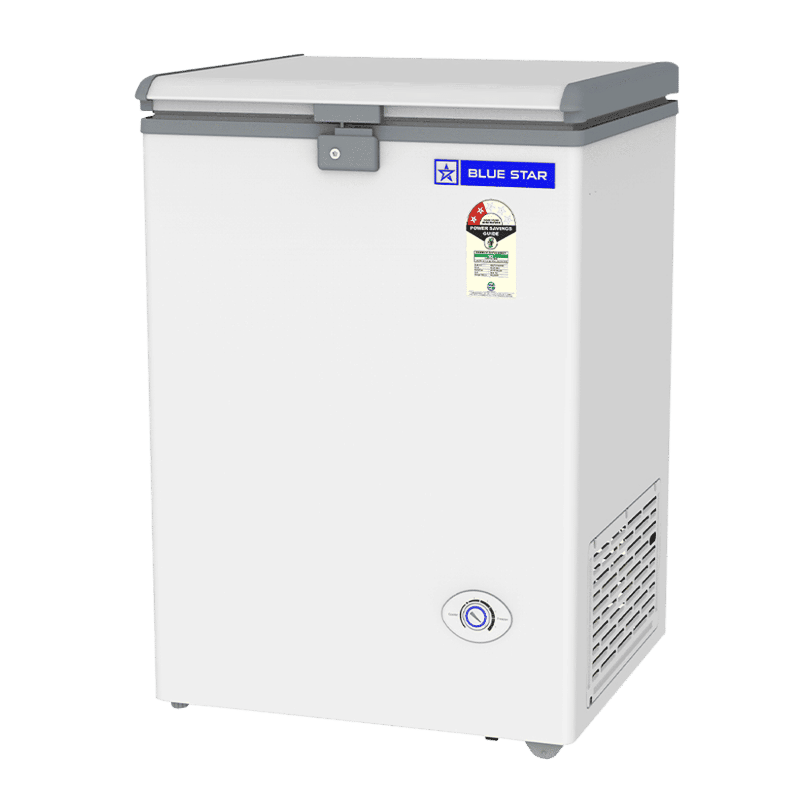Blue Star N Series 99 Litres 2 Star Direct Cool Single Door Deep Freezer with Quadracool Technology (HT2-N130, White) Blue Star N Series 99 Litres 2 Star Direct Cool Single Door Deep Freezer with Quadracool Technology (HT2-N130, White)_4