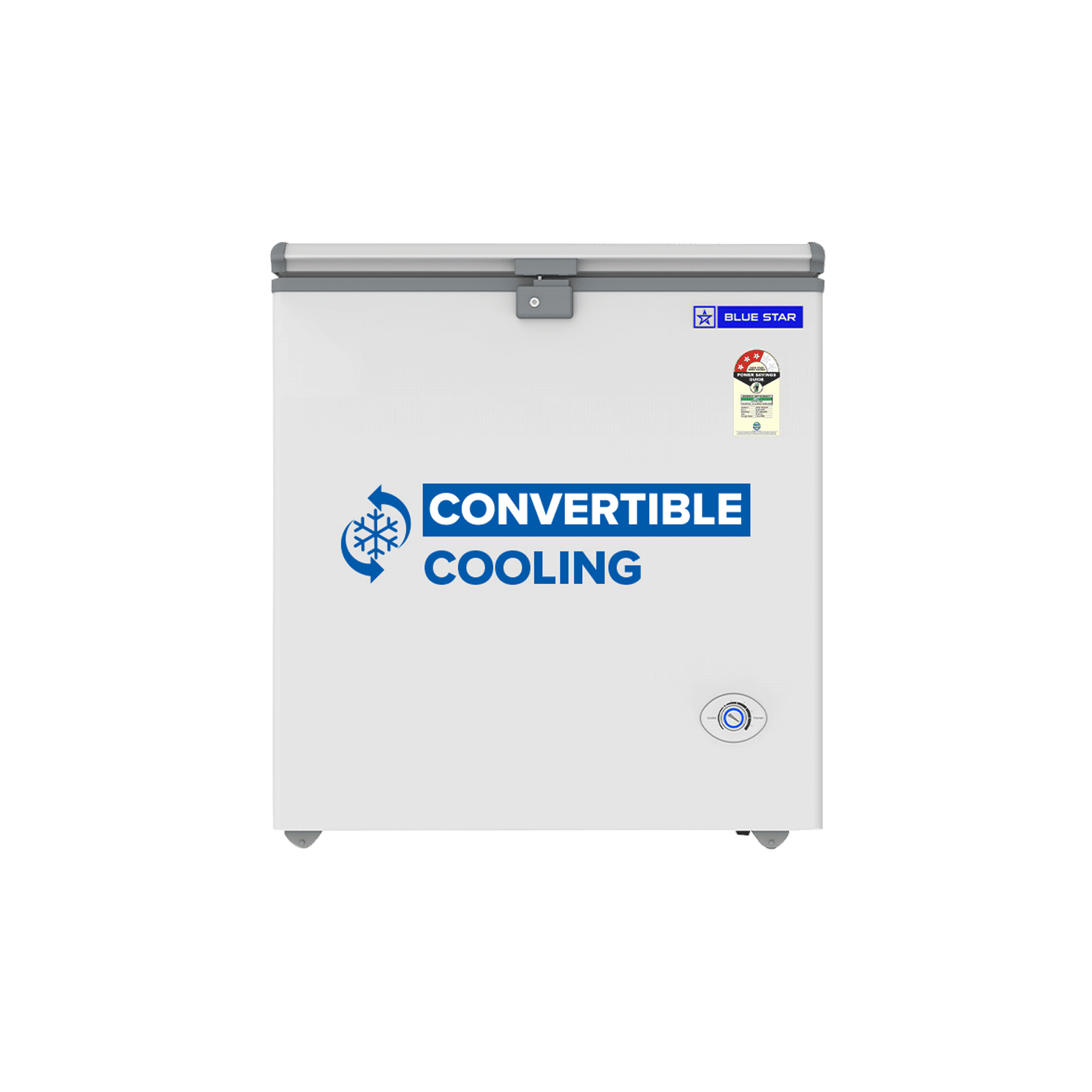 Blue Star N Series 150 Litres 3 Star Direct Cool Single Door Deep Freezer with Quadracool Technology (HT3-N180, White) Blue Star N Series 150 Litres 3 Star Direct Cool Single Door Deep Freezer with Quadracool Technology (HT3-N180, White)_1