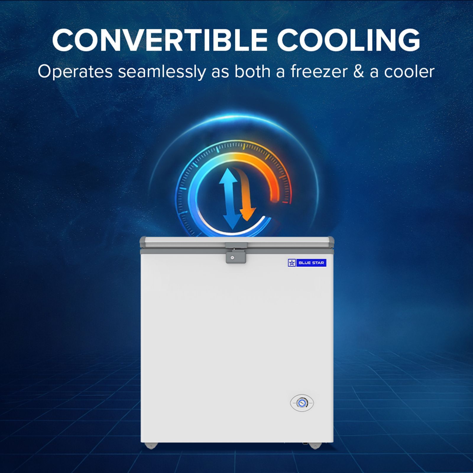 Blue Star N Series 150 Litres 3 Star Direct Cool Single Door Deep Freezer with Quadracool Technology (HT3-N180, White) Blue Star N Series 150 Litres 3 Star Direct Cool Single Door Deep Freezer with Quadracool Technology (HT3-N180, White)_9